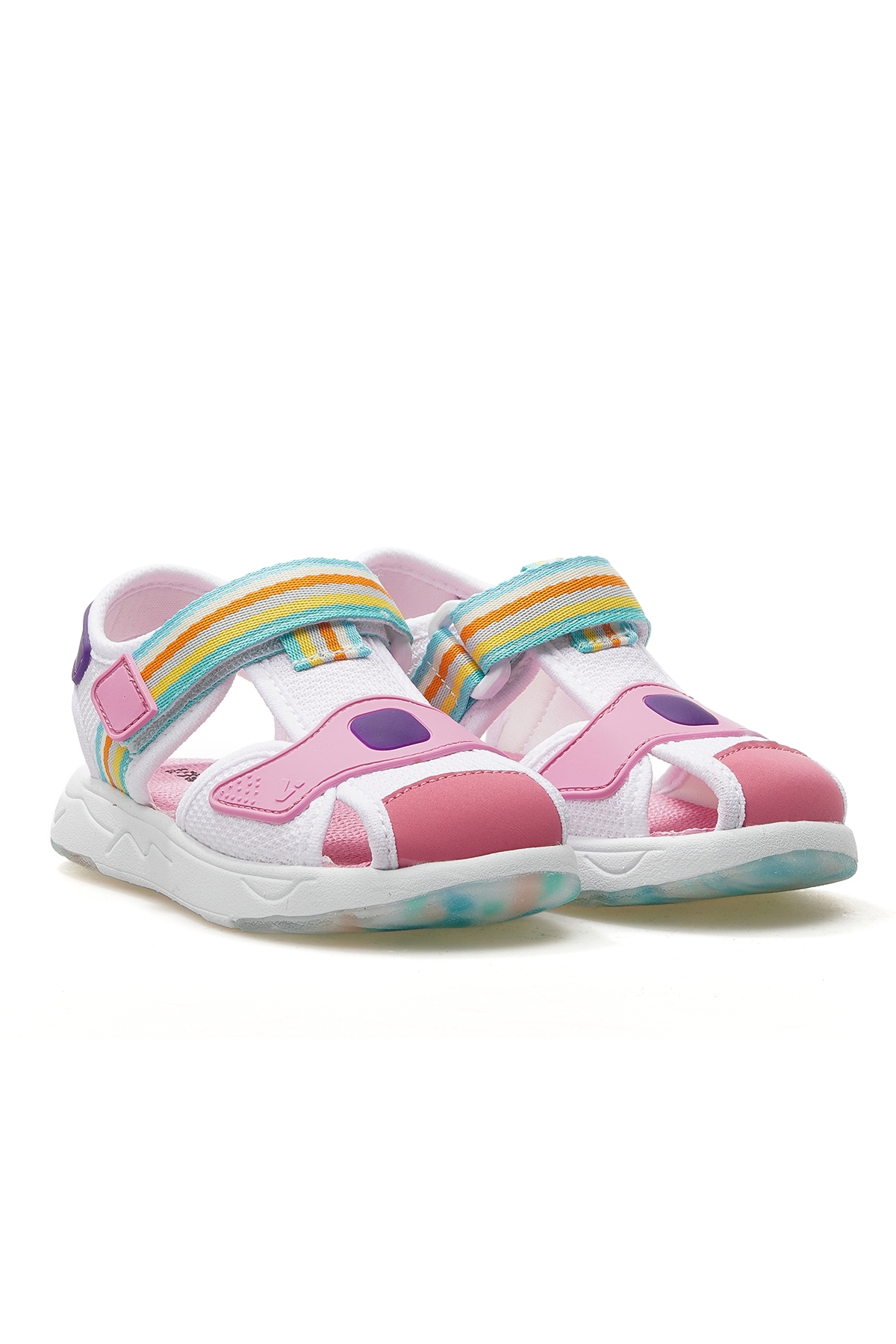 Flow Hafif Kız Çocuk Sandalet 25y 332.202 Pk Beyaz/pembe - Görsel 6