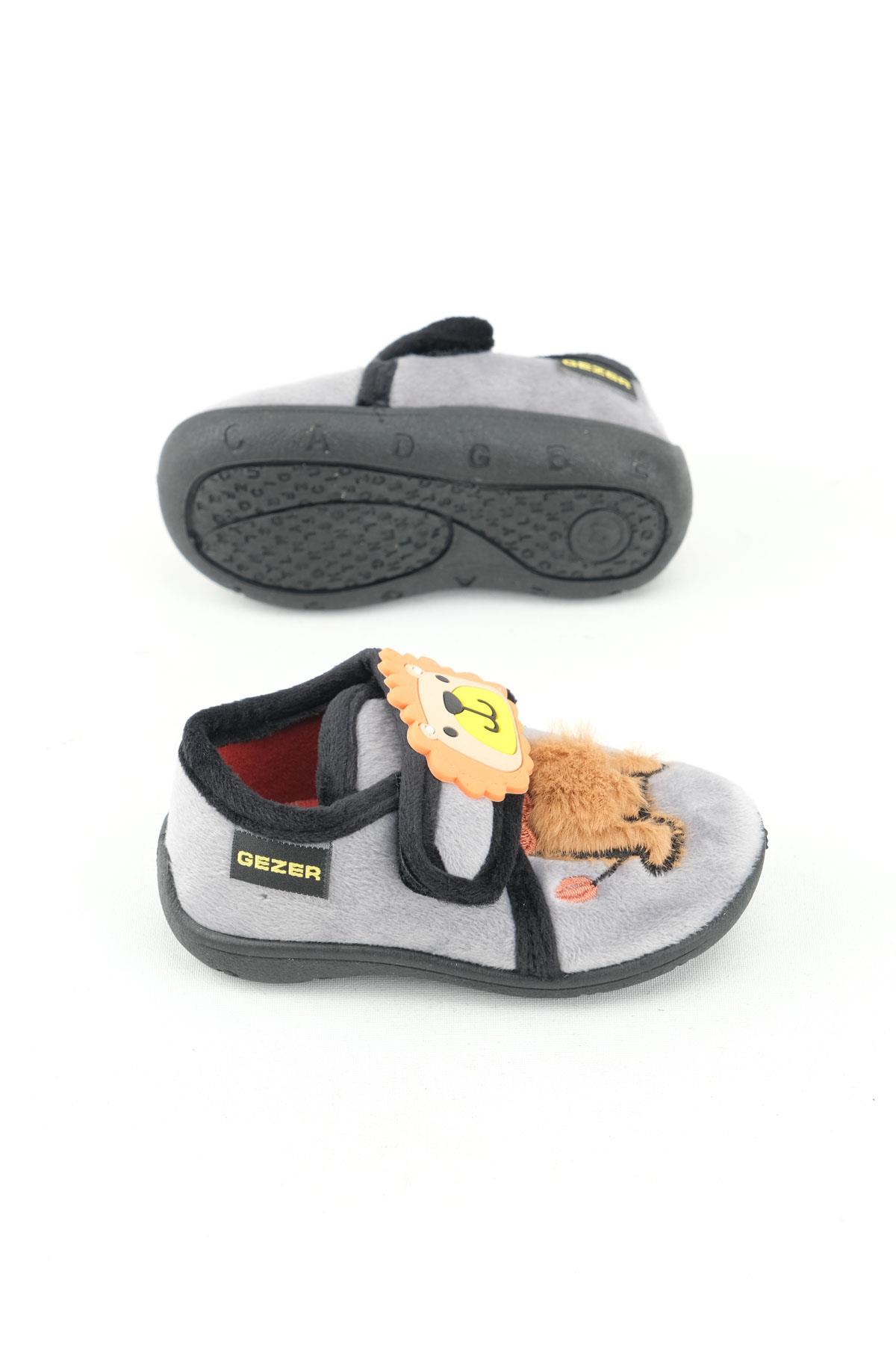 Erkek Çocuk Bebek Kışlık Cırtlı Ayarlanabilir Günlük Okul Kreş Panduf Ayakkabı - Görsel 6