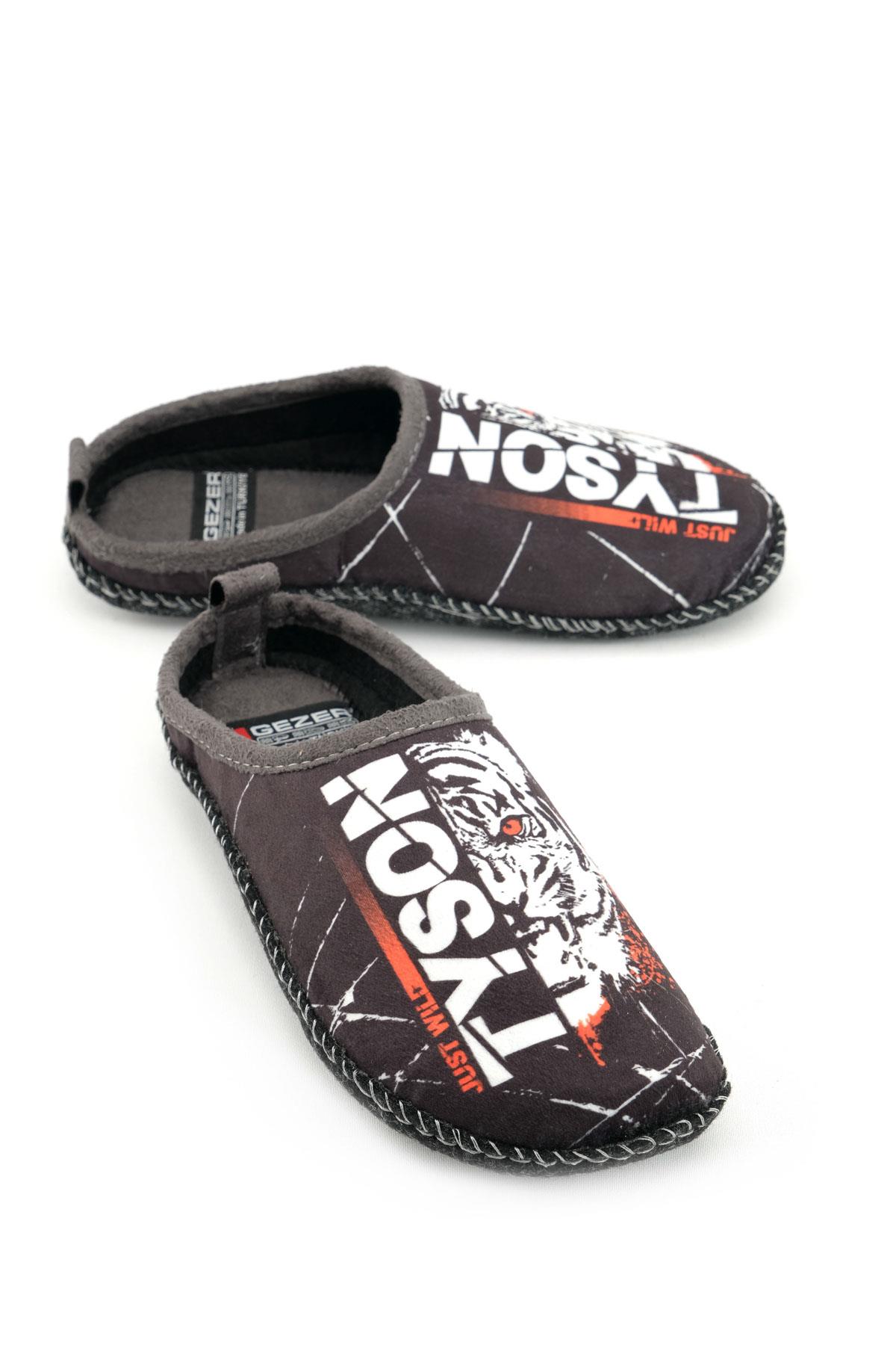 14630 Erkek Keçe Rahat Sessiz Taban Hafif Ev Halı Misafir Terliği - Görsel 2