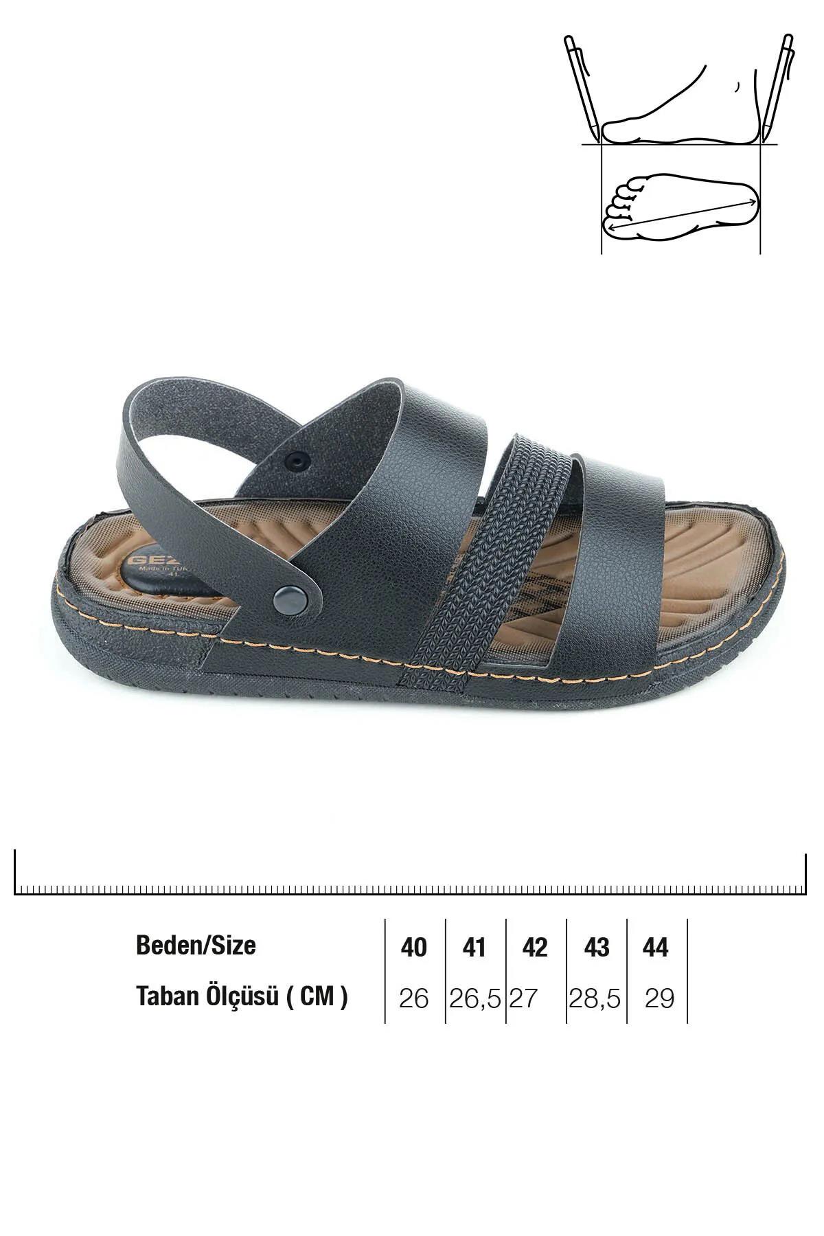 11651.01 Anatomik Rahat Taban Erkek Sandalet - Görsel 3