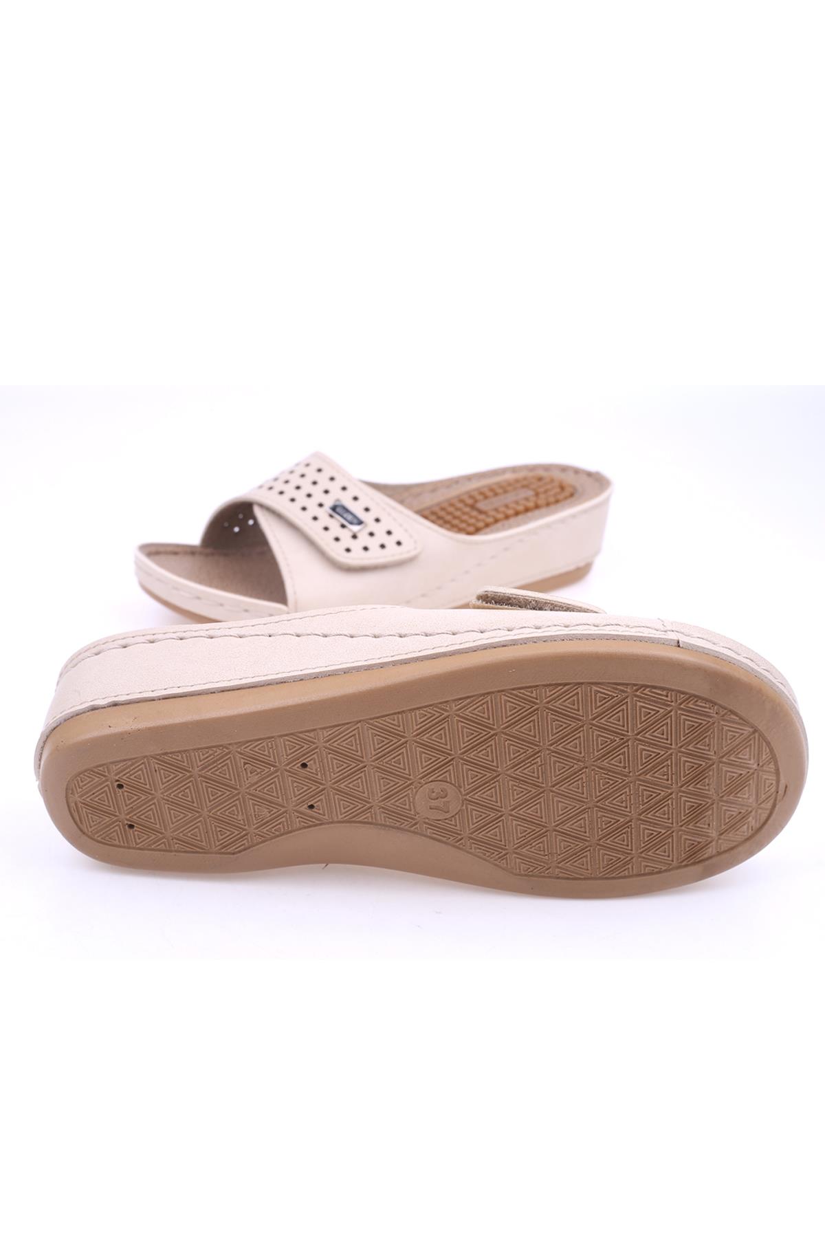 11260 Topuk Dikenli Anatomik Taban Günlük Kadın Terlik - Görsel 6