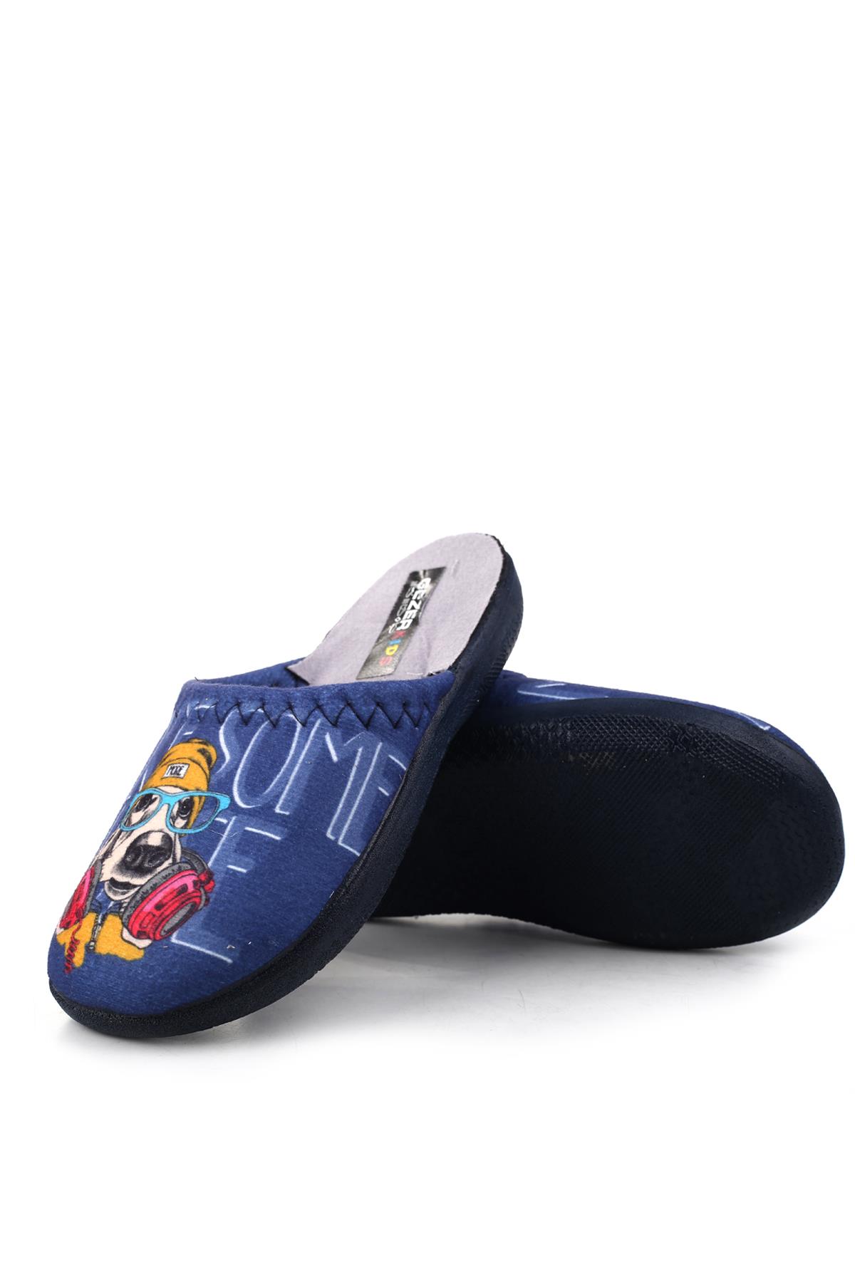 13757 Erkek Çocuk Ev-Halı Terliği - Görsel 6