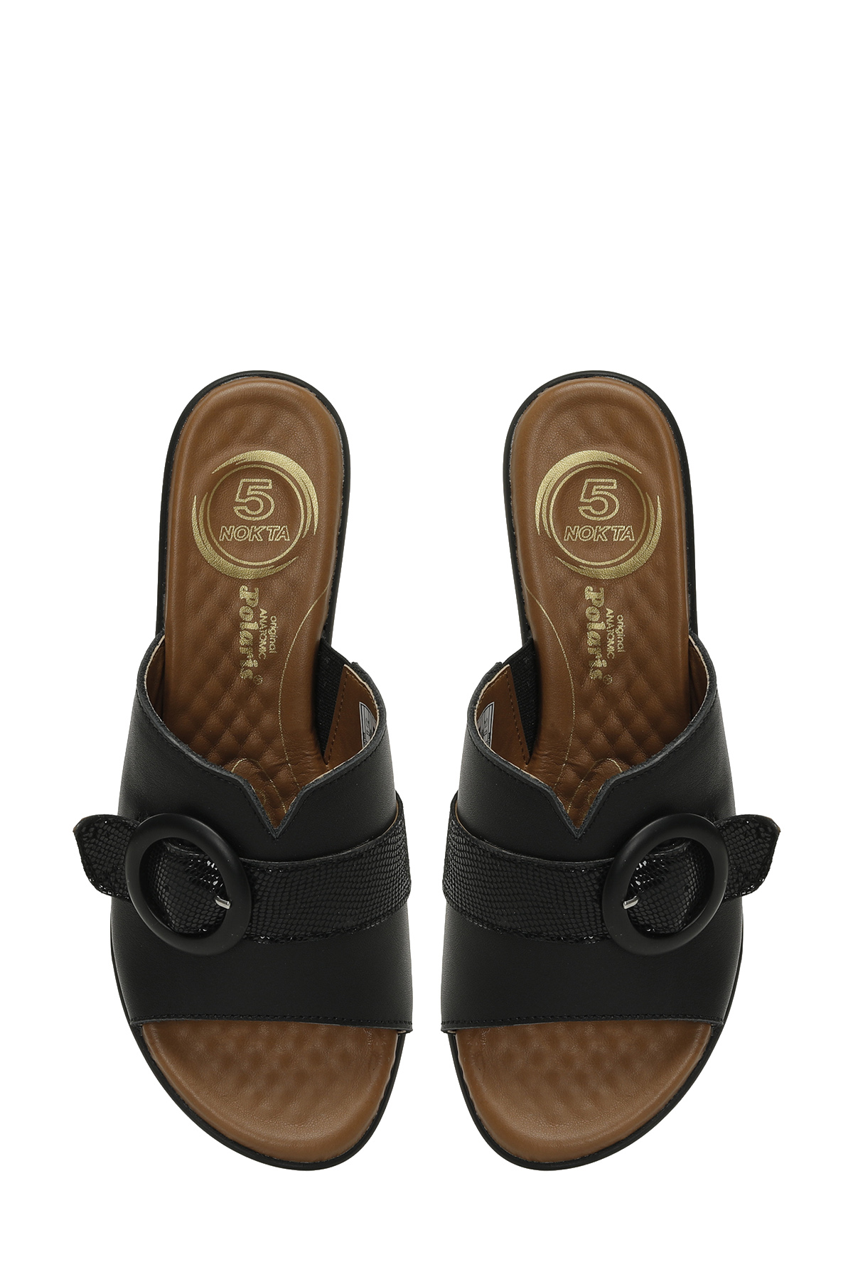 105499.Z5FX Siyah Kadın Terlik - Görsel 5