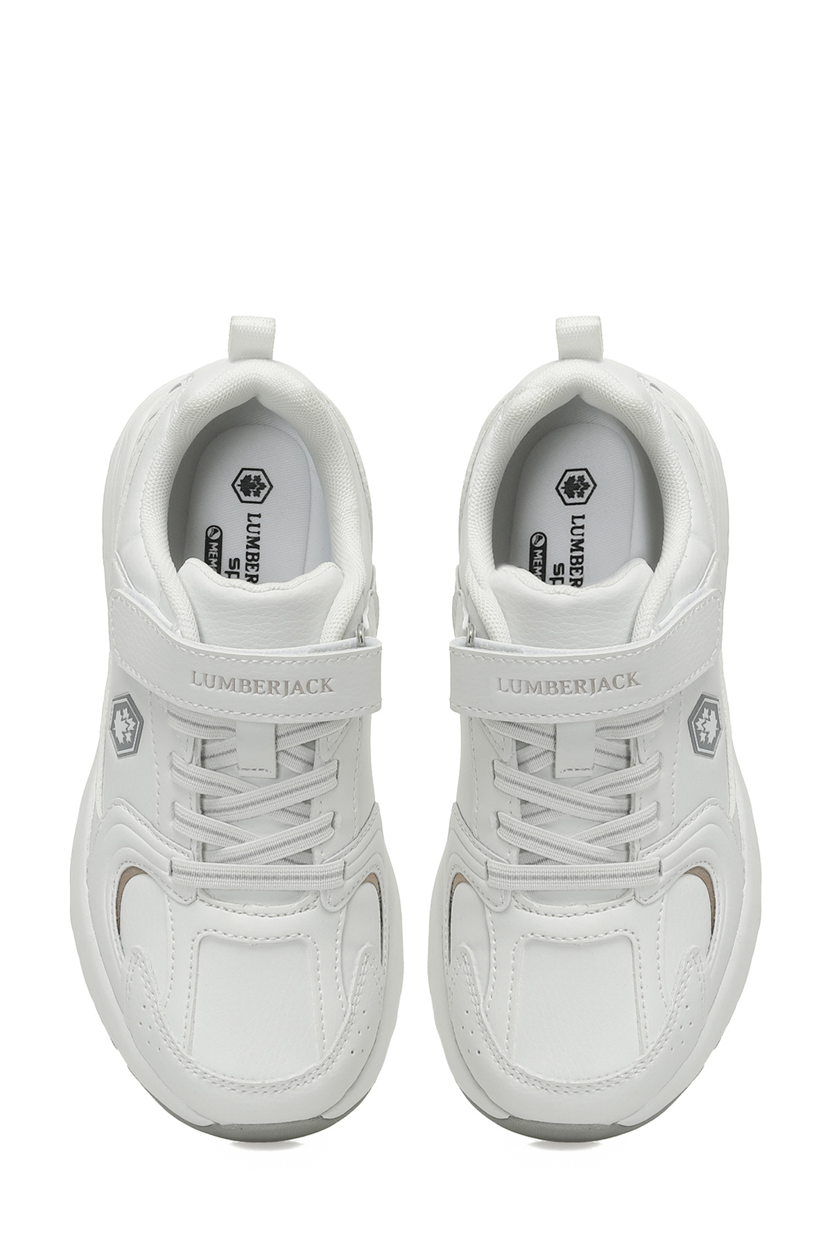 POL PU JR 5PR Beyaz Kız Çocuk Spor Ayakkabı - Görsel 5