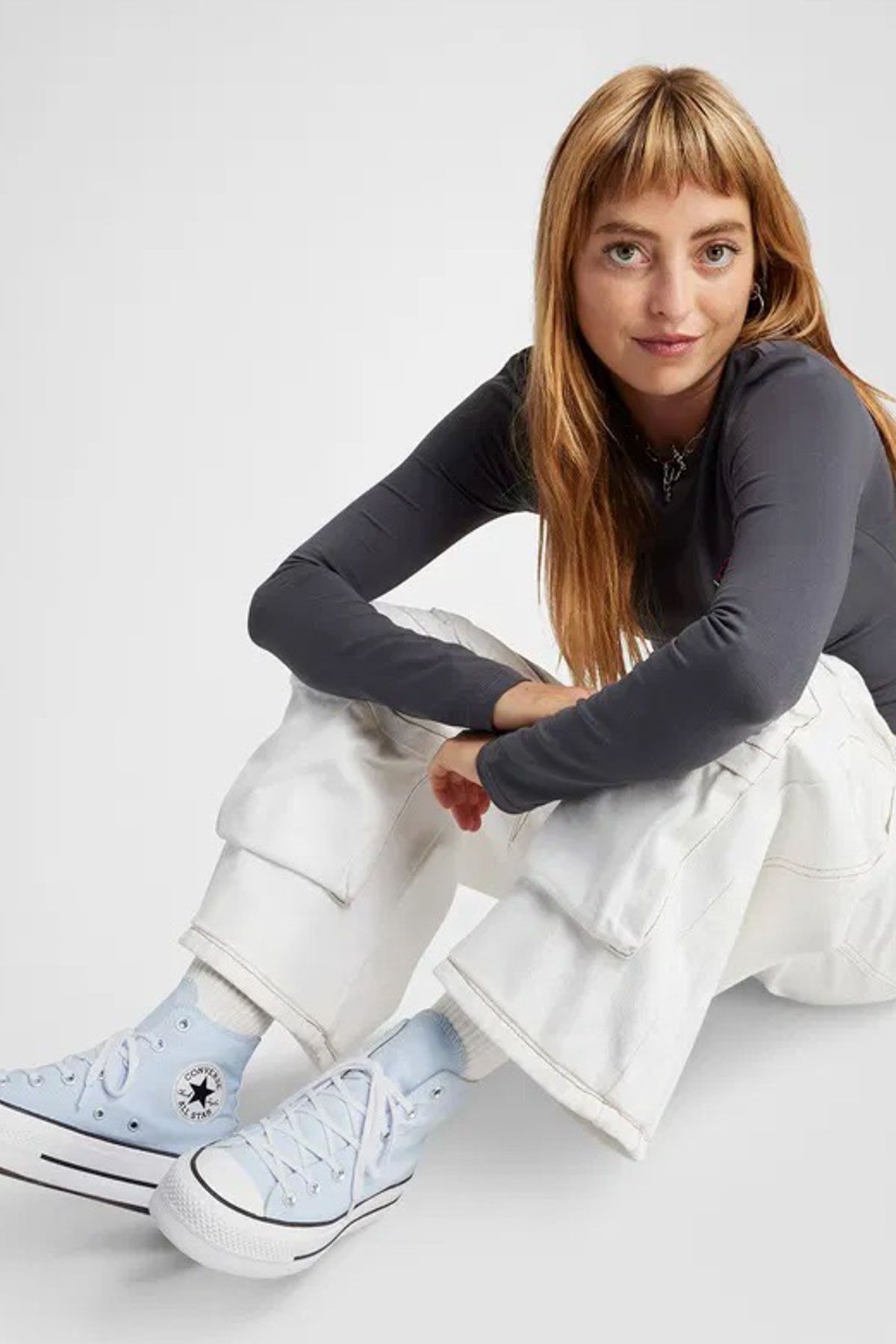 CHUCK TAYLOR ALL STAR LIF Mavi Kadın High Sneaker - Görsel 9