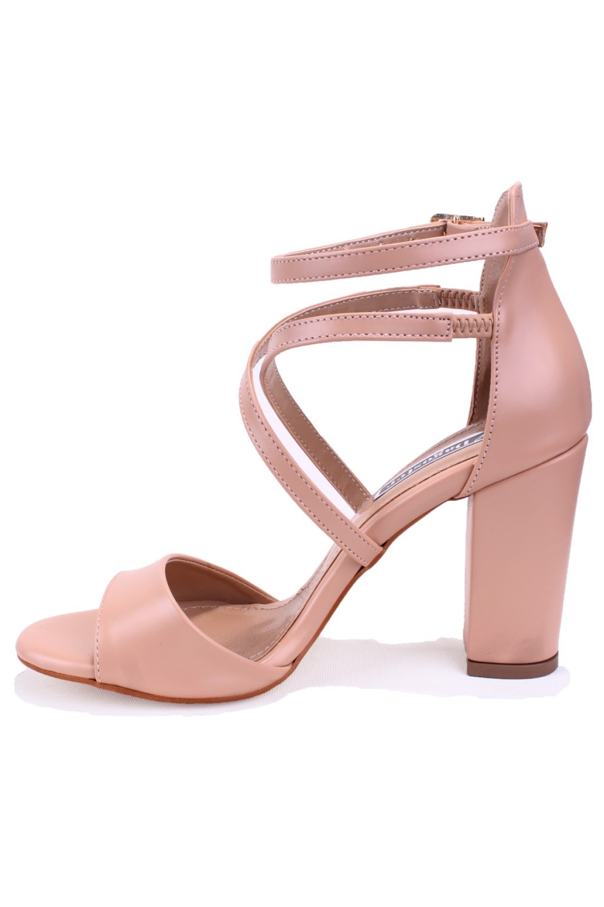 DZA07-928400 Nut Klasik Topuklu Kadın Ayakkabı - Görsel 4