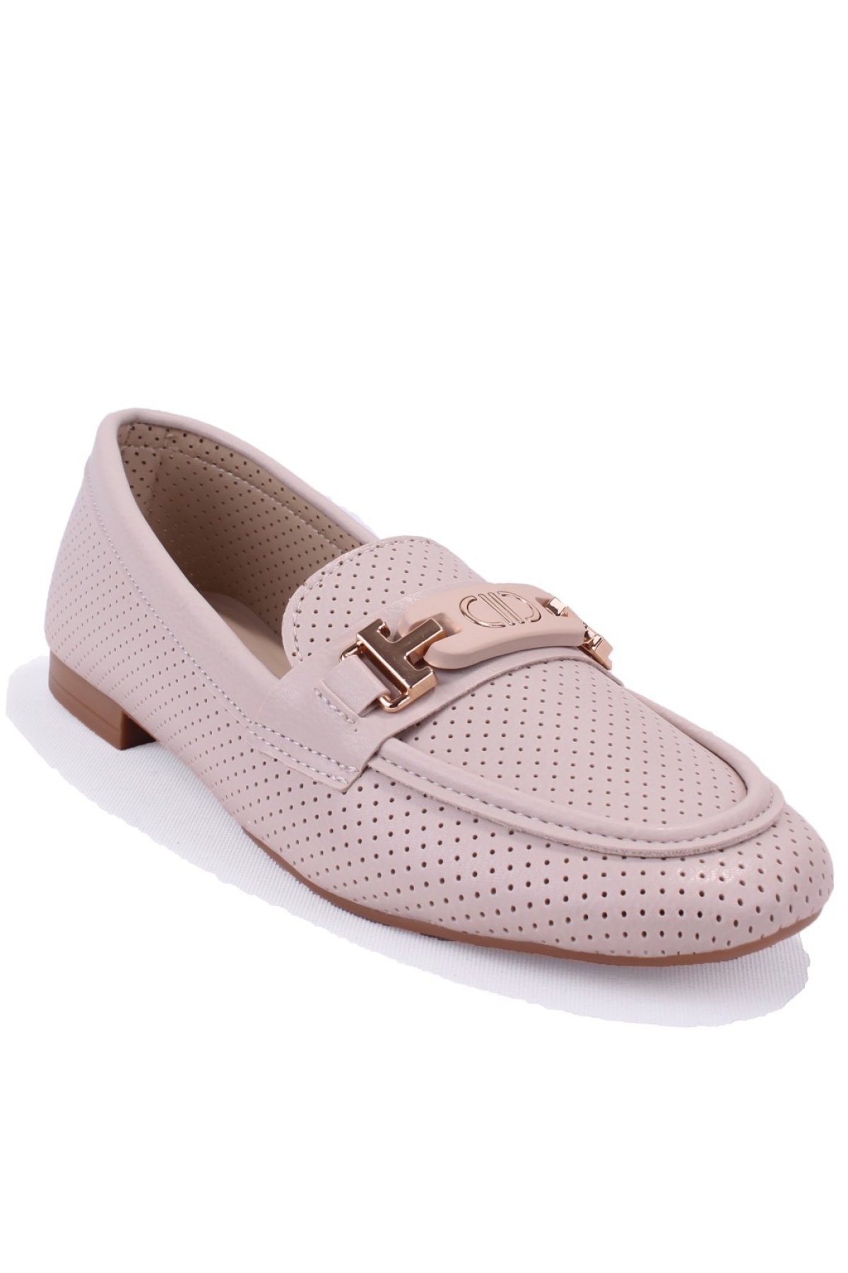 DZA07-1181122 Bej Günlük Babet Kadın Ayakkabı - Görsel 2