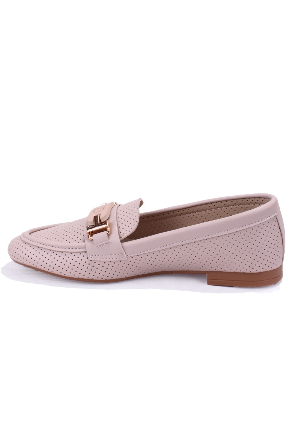 DZA07-1181122 Bej Günlük Babet Kadın Ayakkabı - Görsel 4