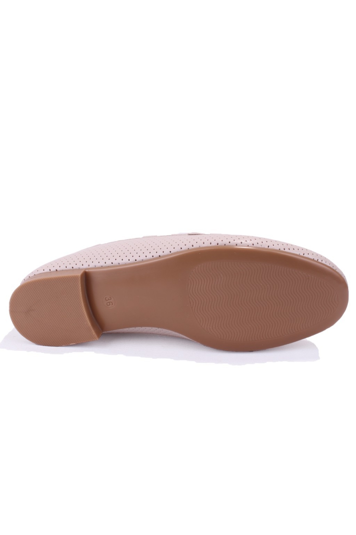 DZA07-1181122 Bej Günlük Babet Kadın Ayakkabı - Görsel 5