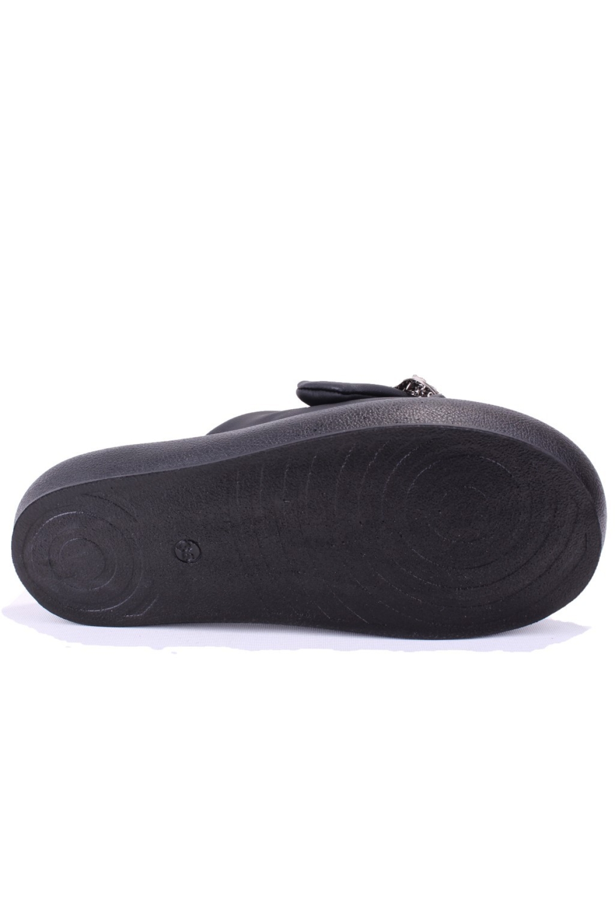 DZA07-889033 Siyah Ortopedik Günlük Spor Kadın Terlik - Görsel 5