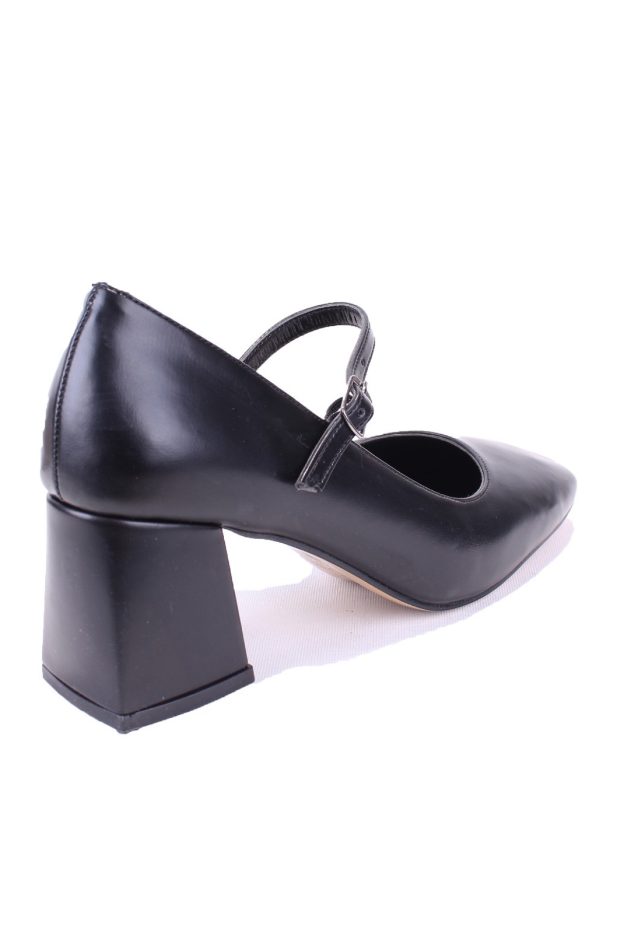 DZA07-1006085 Siyah Klasik Topuklu Kadın Ayakkabı - Görsel 5