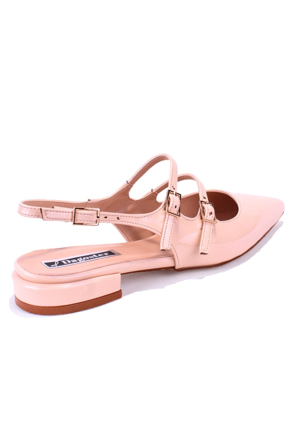 DZA07-72561 Ten Rugan Topuklu Klasik Kadın Ayakkabı - Görsel 5