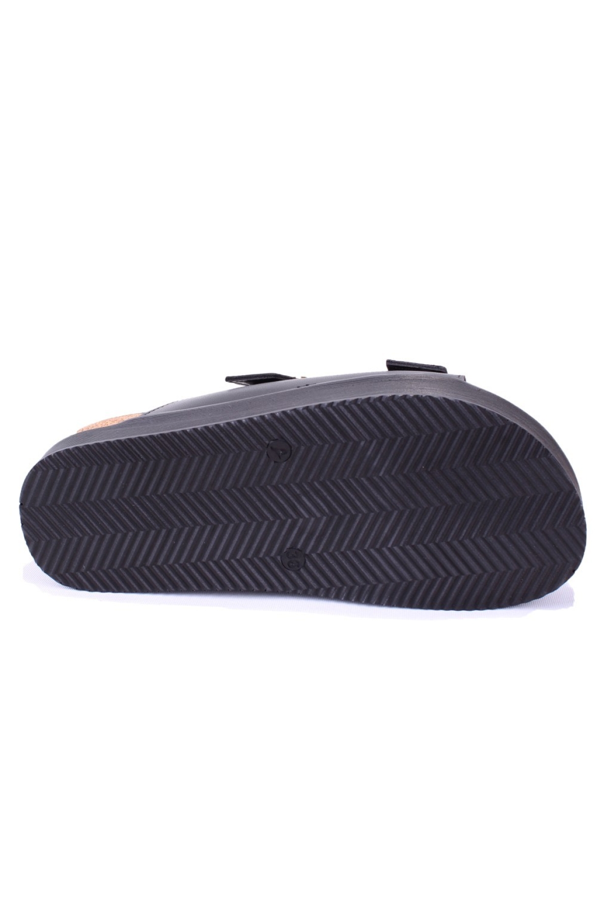 DZA07-89023 Siyah Ortopedik Günlük Spor Kadın Terlik - Görsel 5
