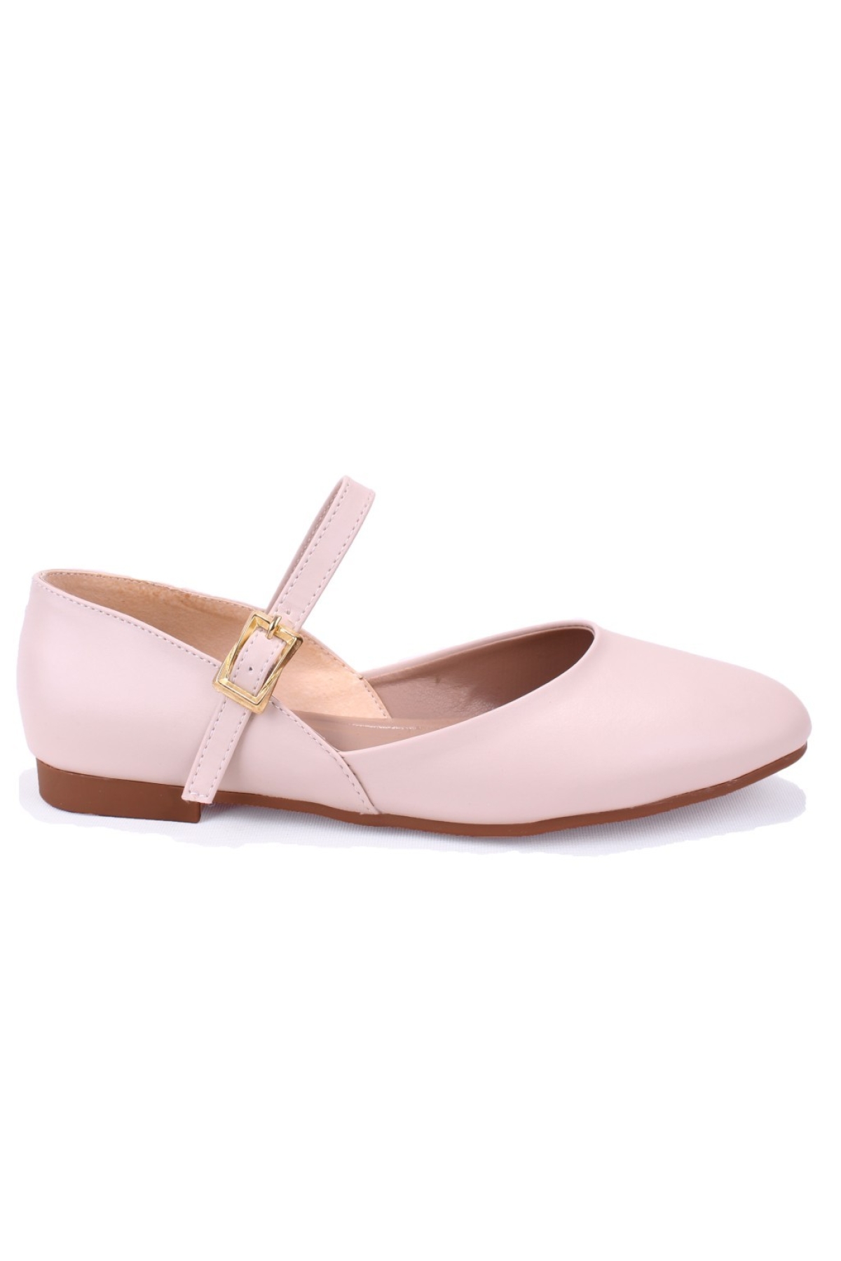 DZA07-8692100 Ten Günlük Kadın Babet Ayakkabı - Görsel 3