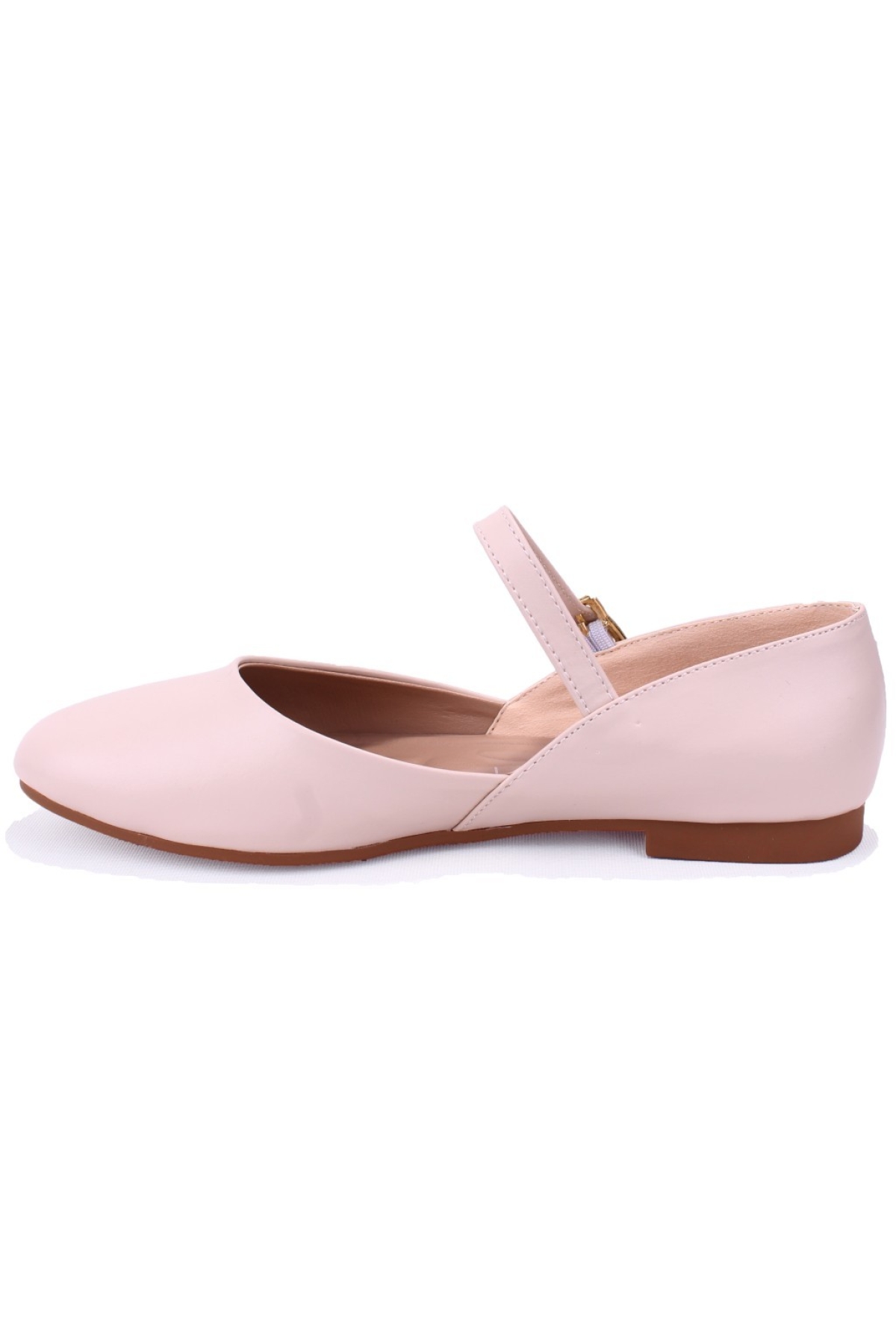 DZA07-8692100 Ten Günlük Kadın Babet Ayakkabı - Görsel 4