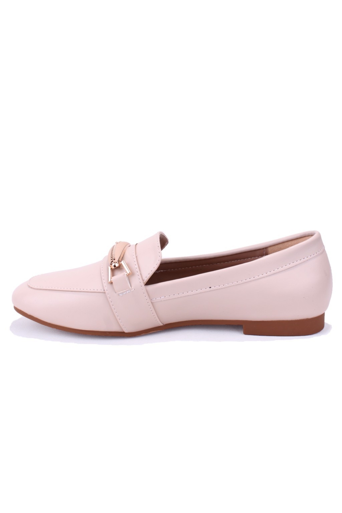 DZA07-8692109 Ten Günlük Kadın Babet Ayakkabı - Görsel 4