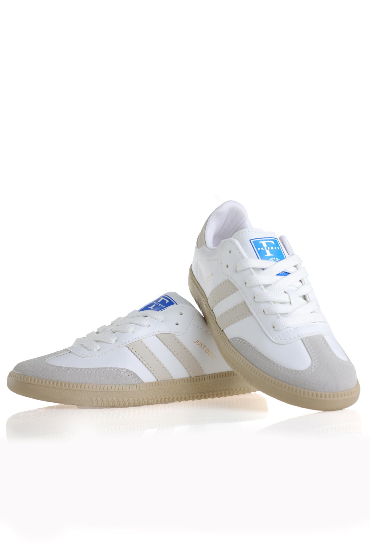 Uniseks Sneaker Esnek Yumuşak Spor Ayakkabı Beyaz Ten - Görsel 3