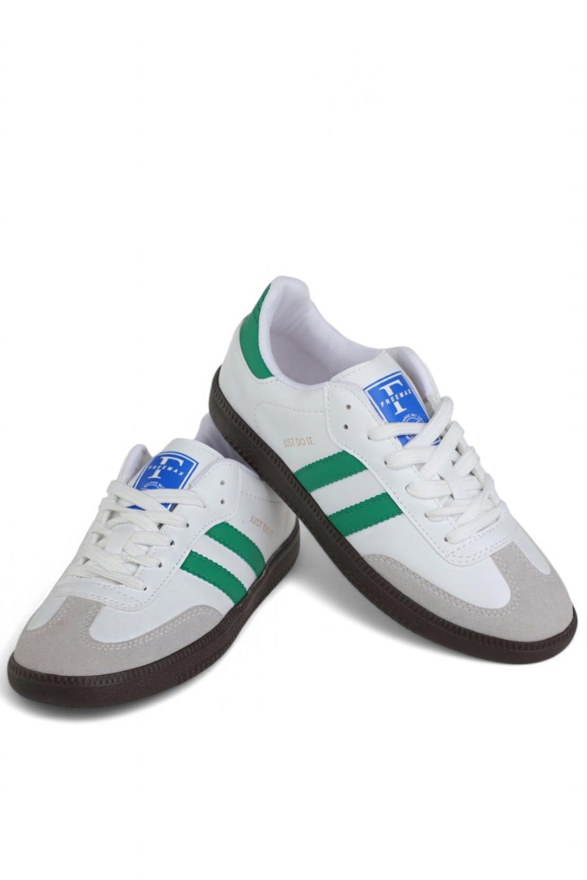 Uniseks Sneaker Esnek Yumuşak Spor Ayakkabı Beyaz Yeşil - Görsel 3