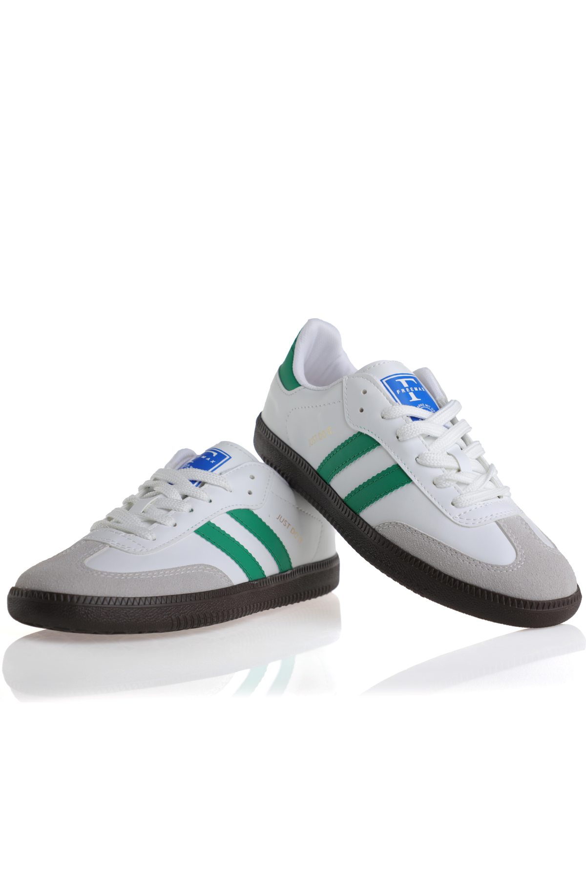 Uniseks Sneaker Esnek Yumuşak Spor Ayakkabı Beyaz Yeşil - Görsel 7