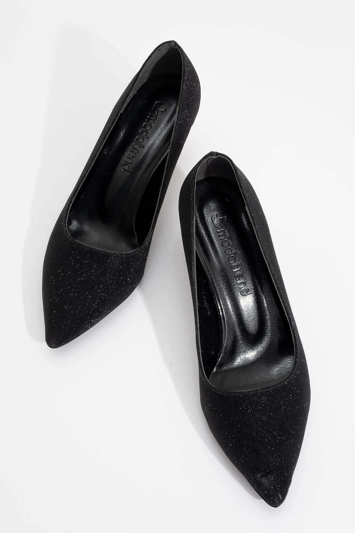 Kadın Stiletto Ayakkabı SİYAH SİM - Görsel 6