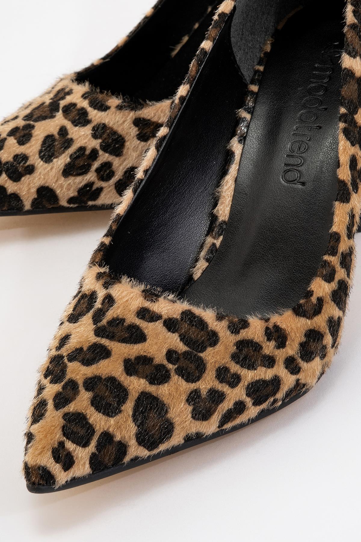 Kadın Stiletto Ayakkabı LEOPAR - Görsel 4