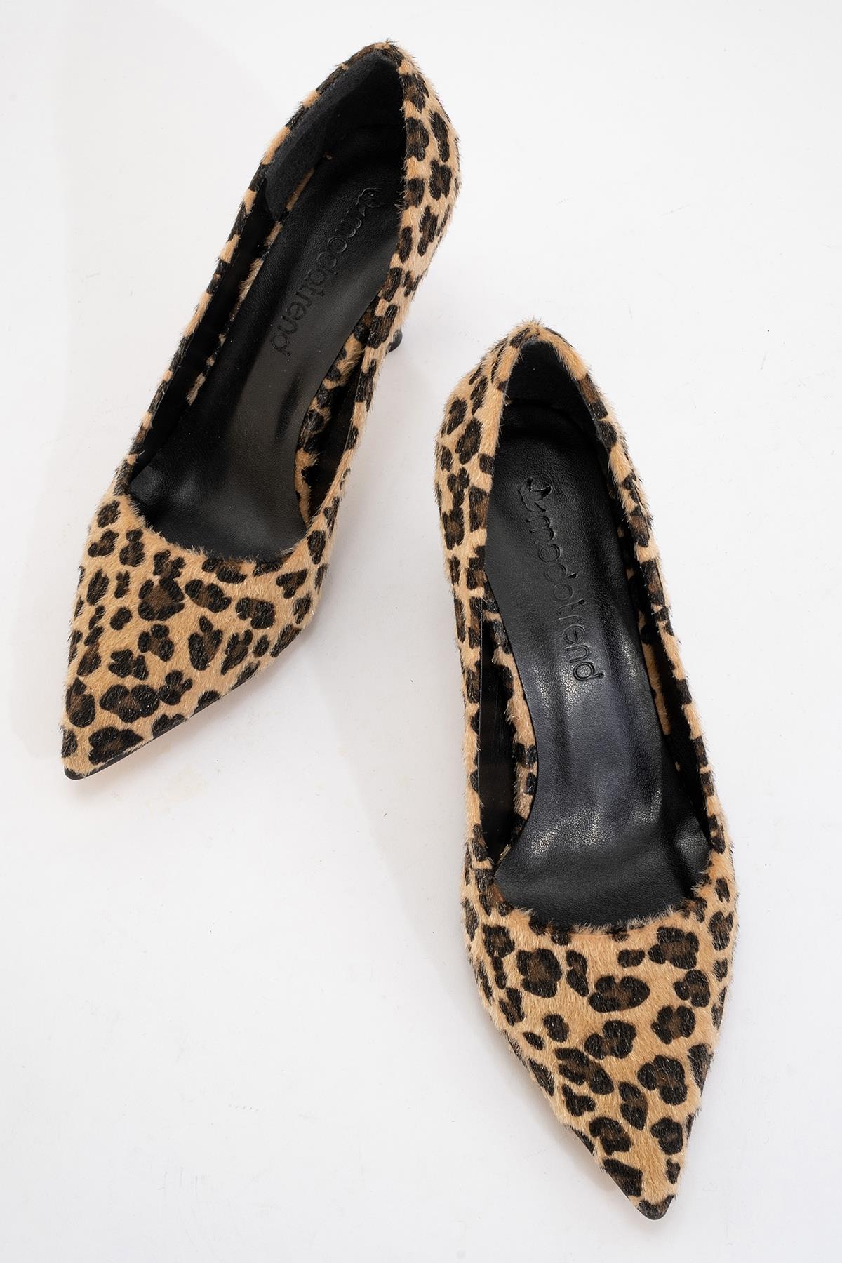 Kadın Stiletto Ayakkabı LEOPAR - Görsel 6
