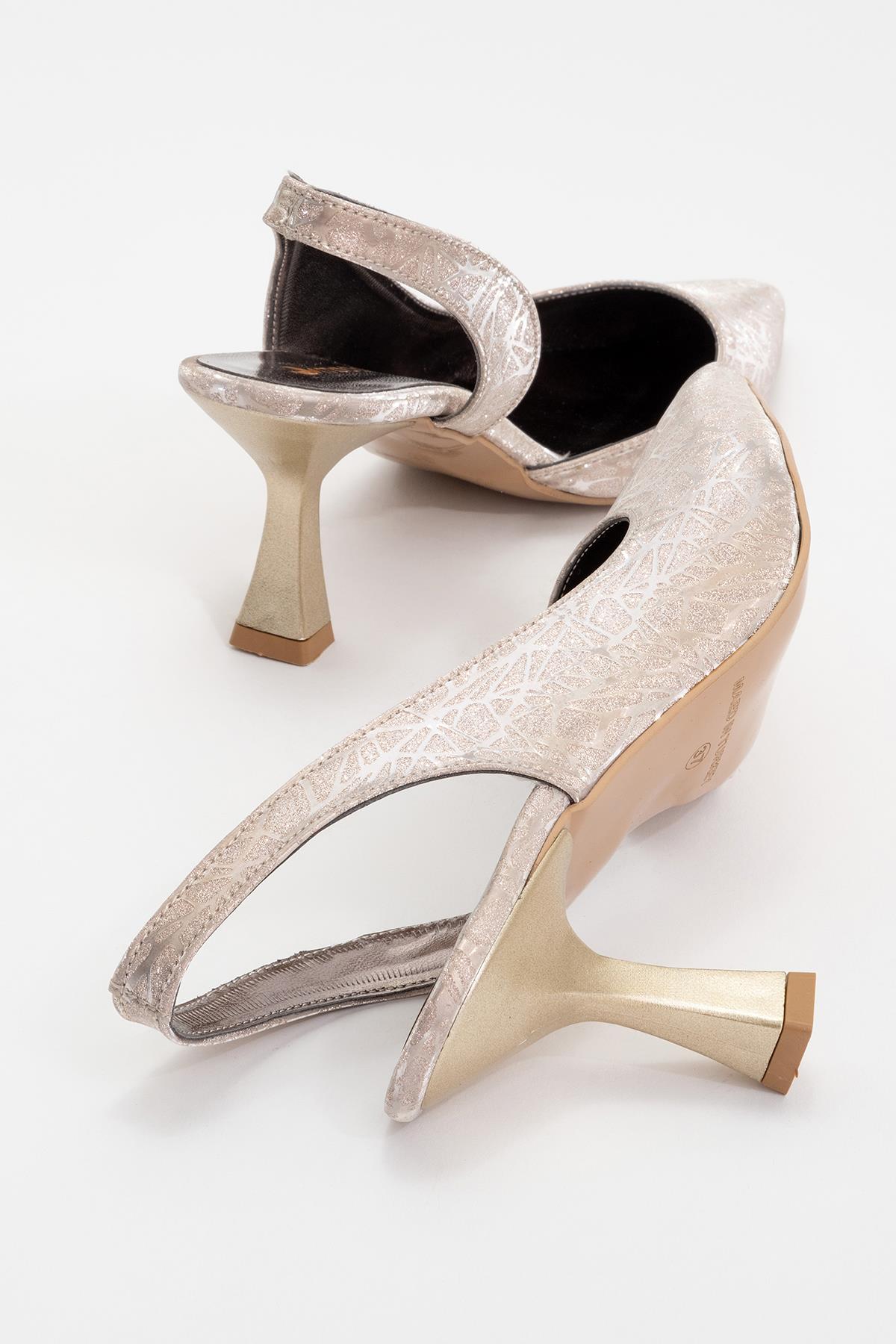 Kadın Topuklu Ayakkabı ALTIN ÜÇGEN - Görsel 5