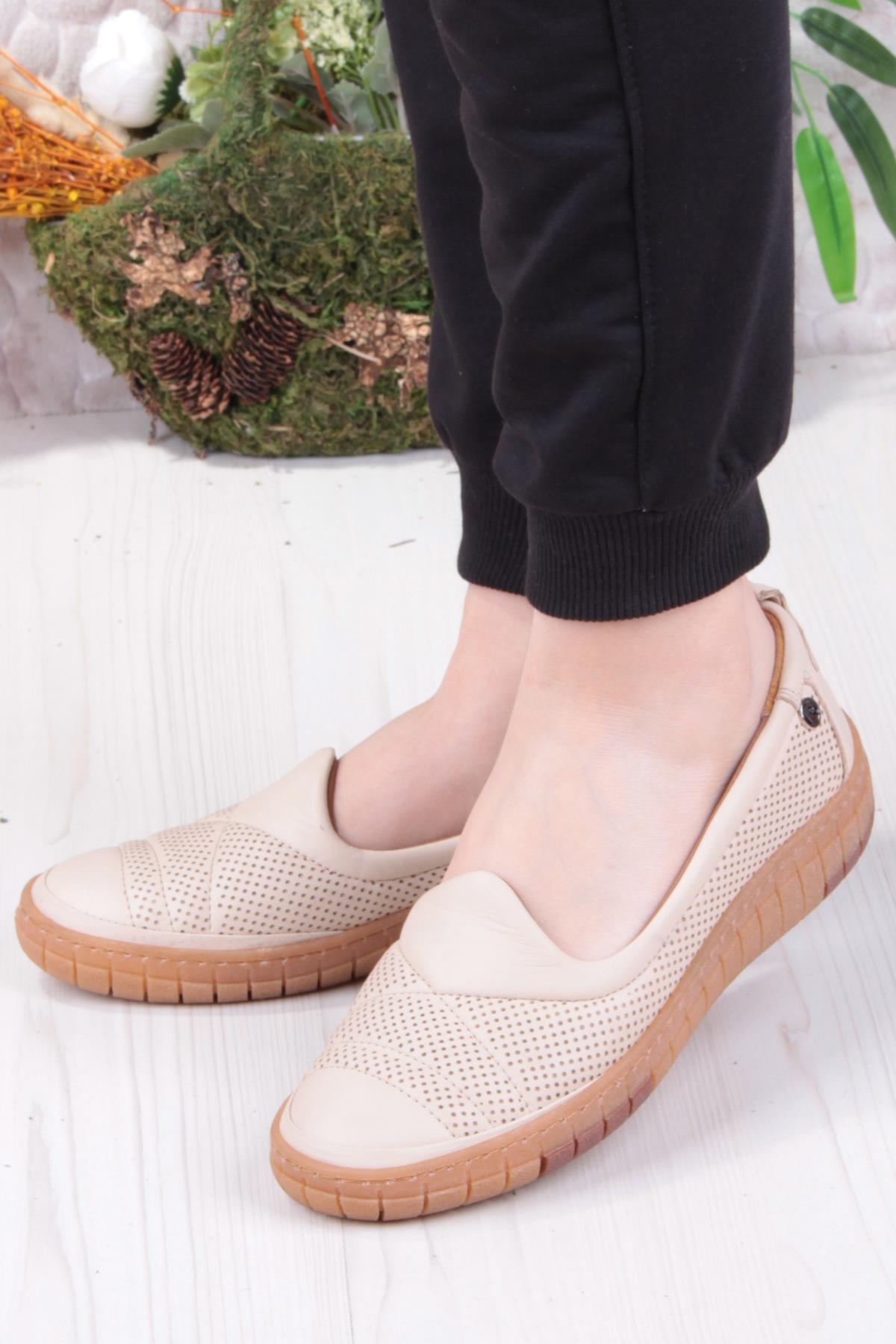 54562 Anatomik Rahat Orijinal Ürün Hakiki Deri Kadın Ayakkabı - Görsel 4