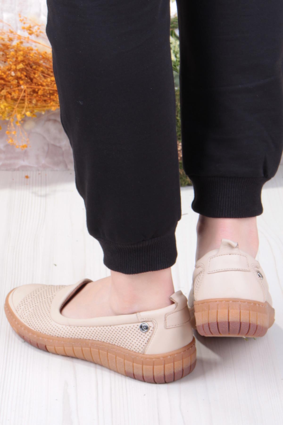 54562 Anatomik Rahat Orijinal Ürün Hakiki Deri Kadın Ayakkabı - Görsel 5