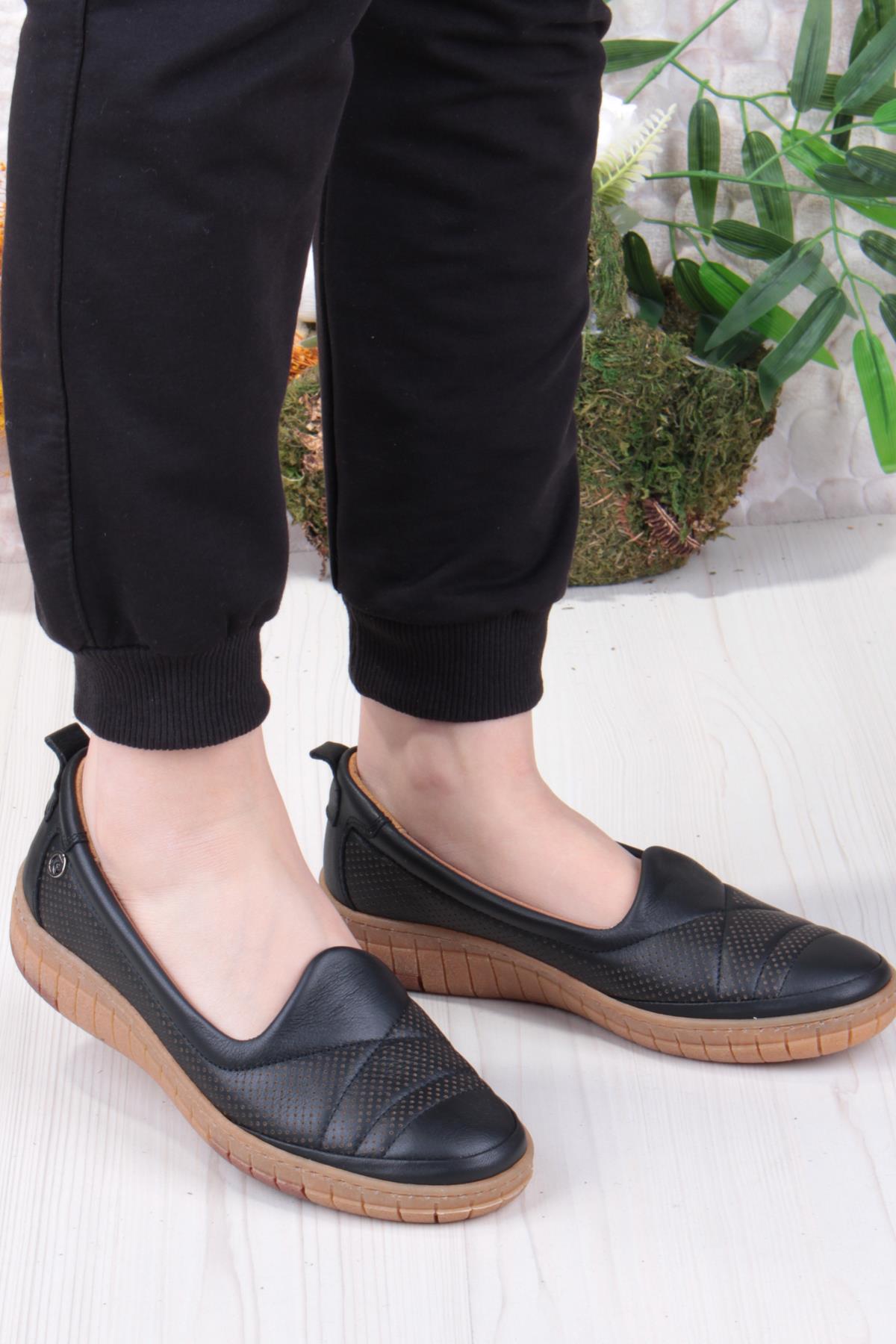 54562 Anatomik Rahat Orijinal Ürün Hakiki Deri Kadın Ayakkabı - Görsel 3