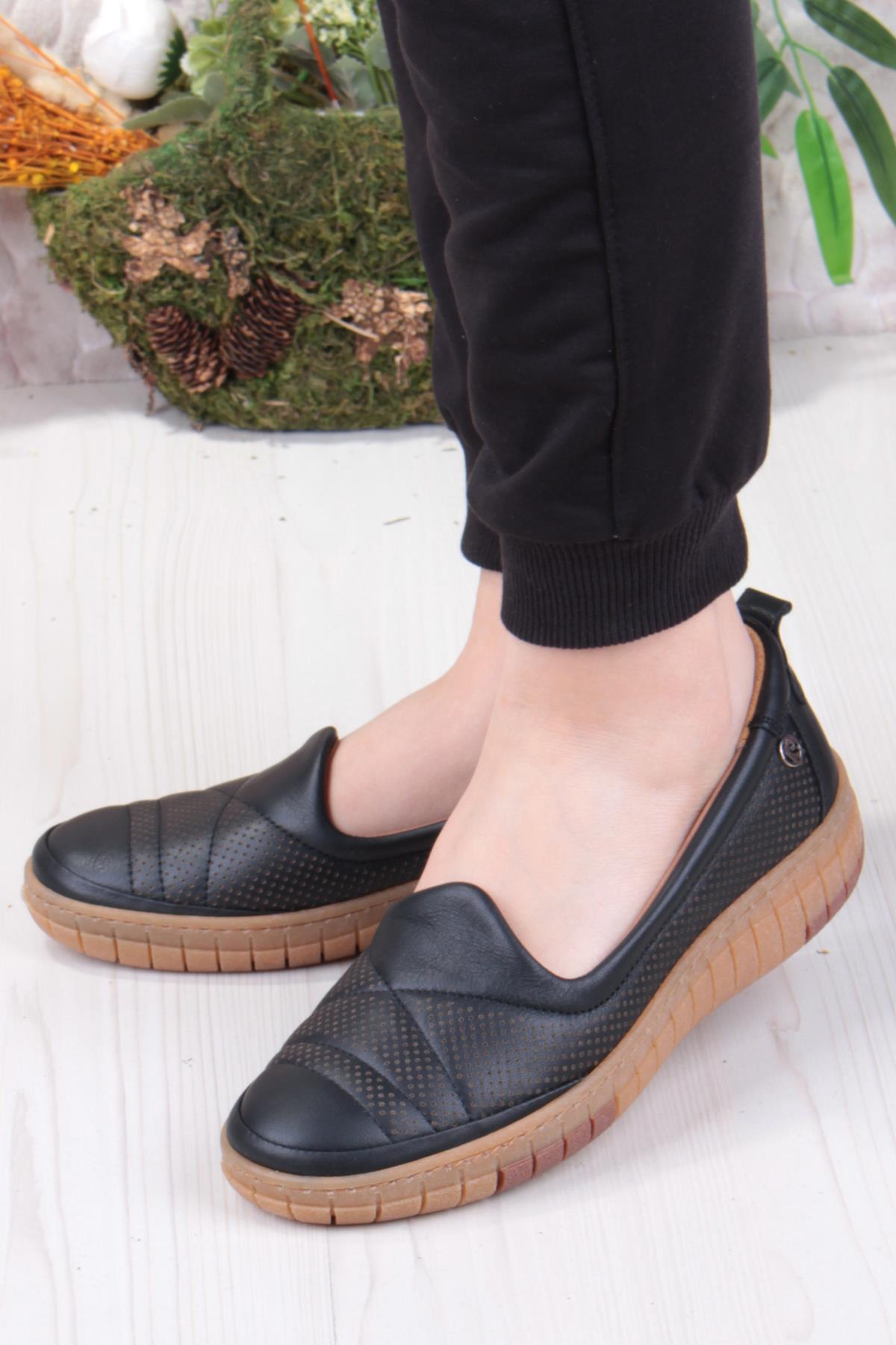 54562 Anatomik Rahat Orijinal Ürün Hakiki Deri Kadın Ayakkabı - Görsel 4