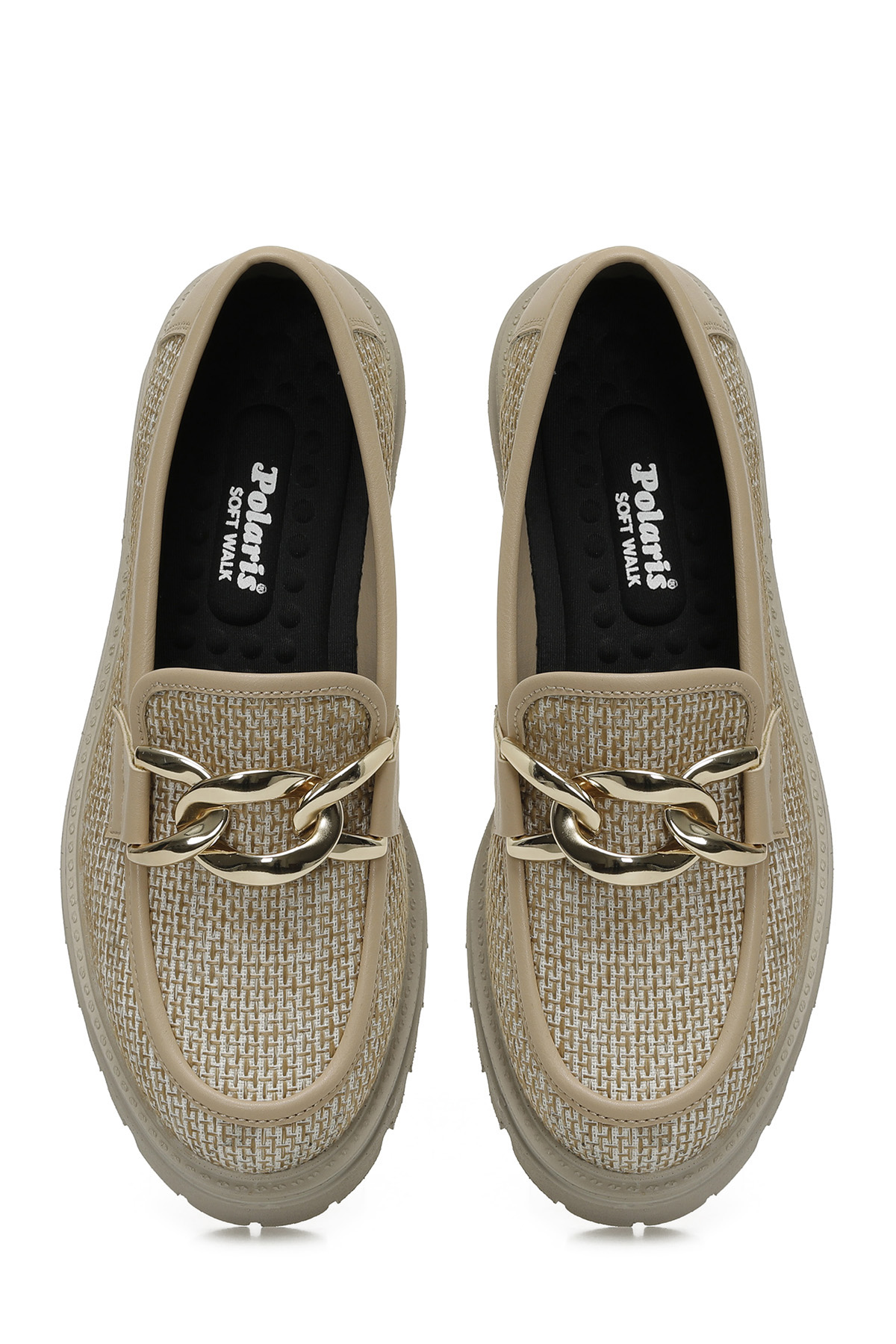 Polaris 325502.Z 5FX Bej Kadın Loafer - Görsel 5