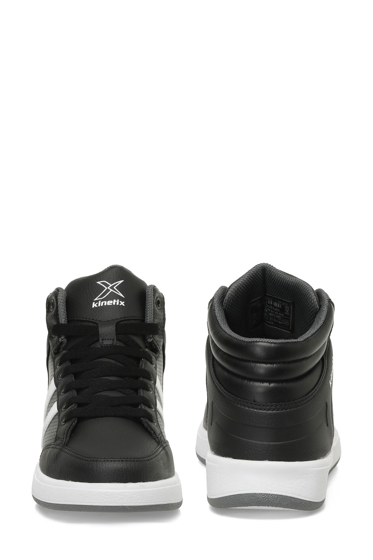 KORT PU HI 5PR Siyah Unisex High Sneaker - Görsel 6