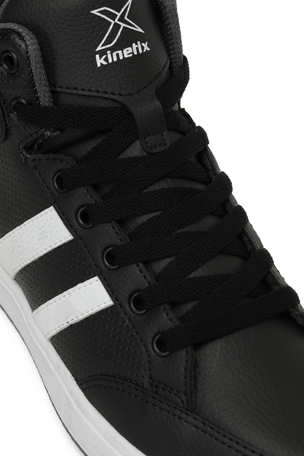 KORT PU HI 5PR Siyah Unisex High Sneaker - Görsel 8