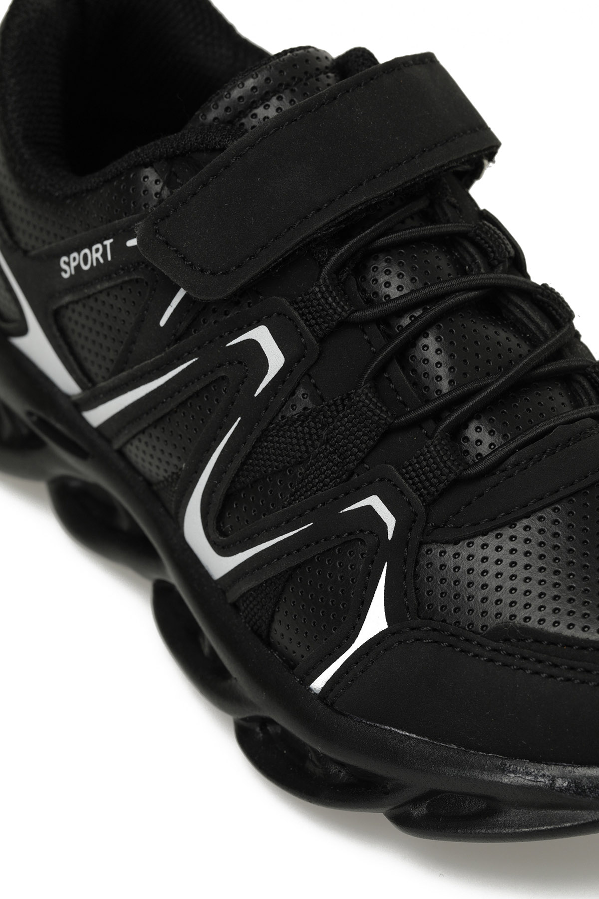 YORGOS F 5PR Siyah Erkek Çocuk Spor Ayakkabı - Görsel 8