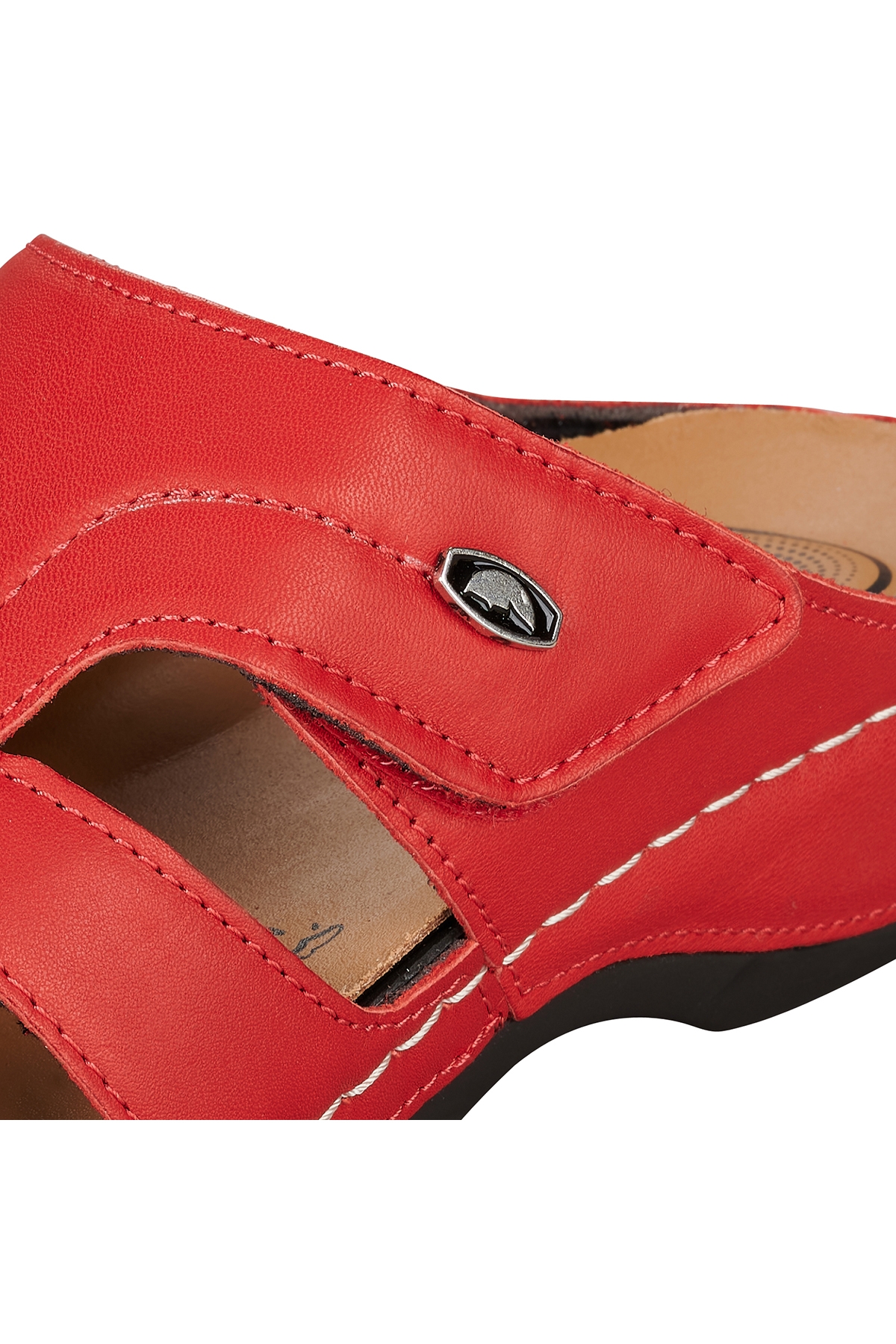 Gezer Hakiki Deri Kadın Terlik - Görsel 4