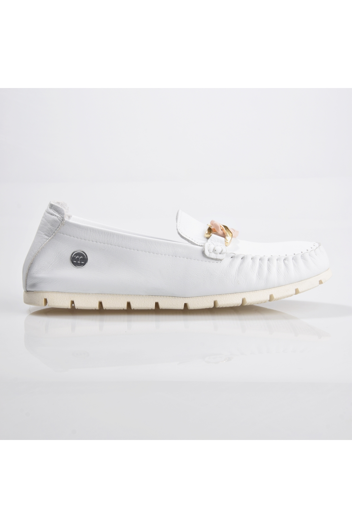 D25YA-745 Kadın Deri Casual Ayakkabı - Görsel 2