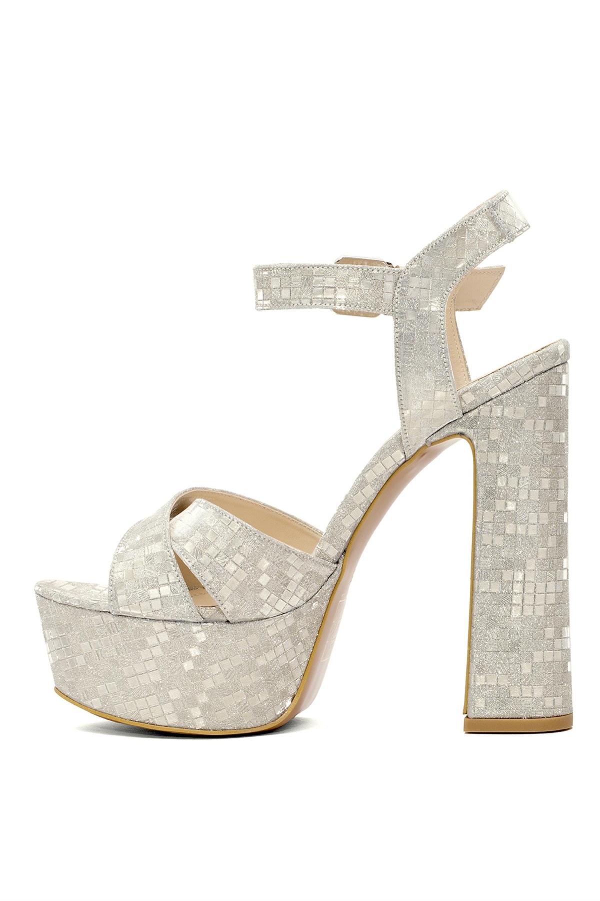 Elit PM08 K2055 Kadın Platform Ayakkabı Altın - Görsel 4