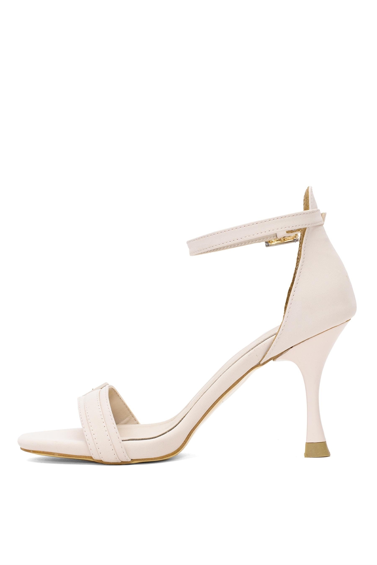 Elit PM309 K674N Kadın Klasik Topuklu Ayakkabı Ten - Görsel 4