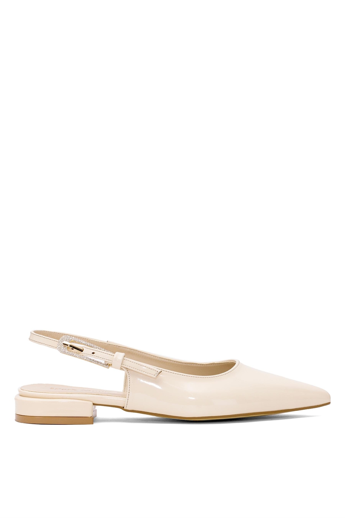 Elit PM280 K80R Kadın Klasik Topuklu Ayakkabı Bej - Görsel 2