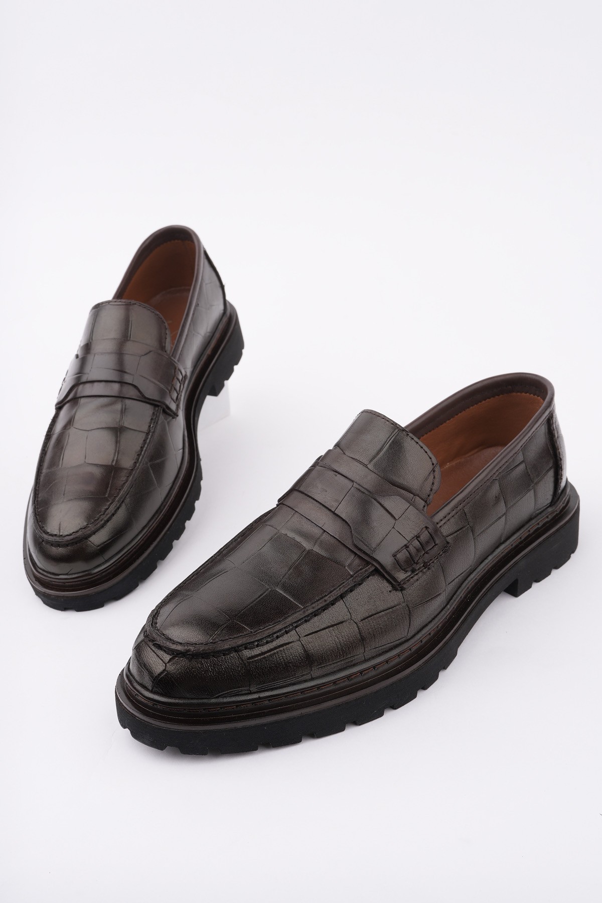 OWNER Bağcıksız Hakiki Deri Erkek Günlük Casual Ayakkabı - Görsel 3