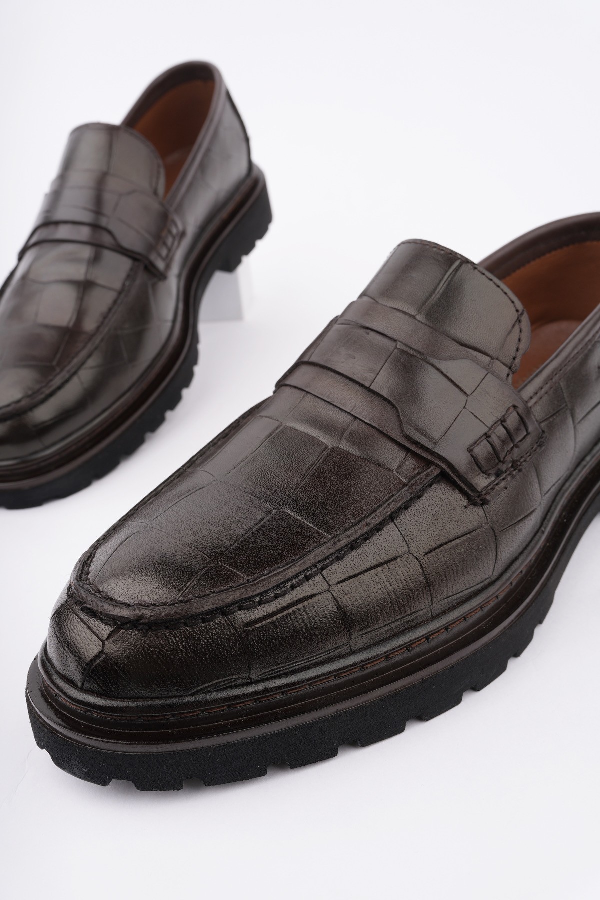 OWNER Bağcıksız Hakiki Deri Erkek Günlük Casual Ayakkabı - Görsel 4