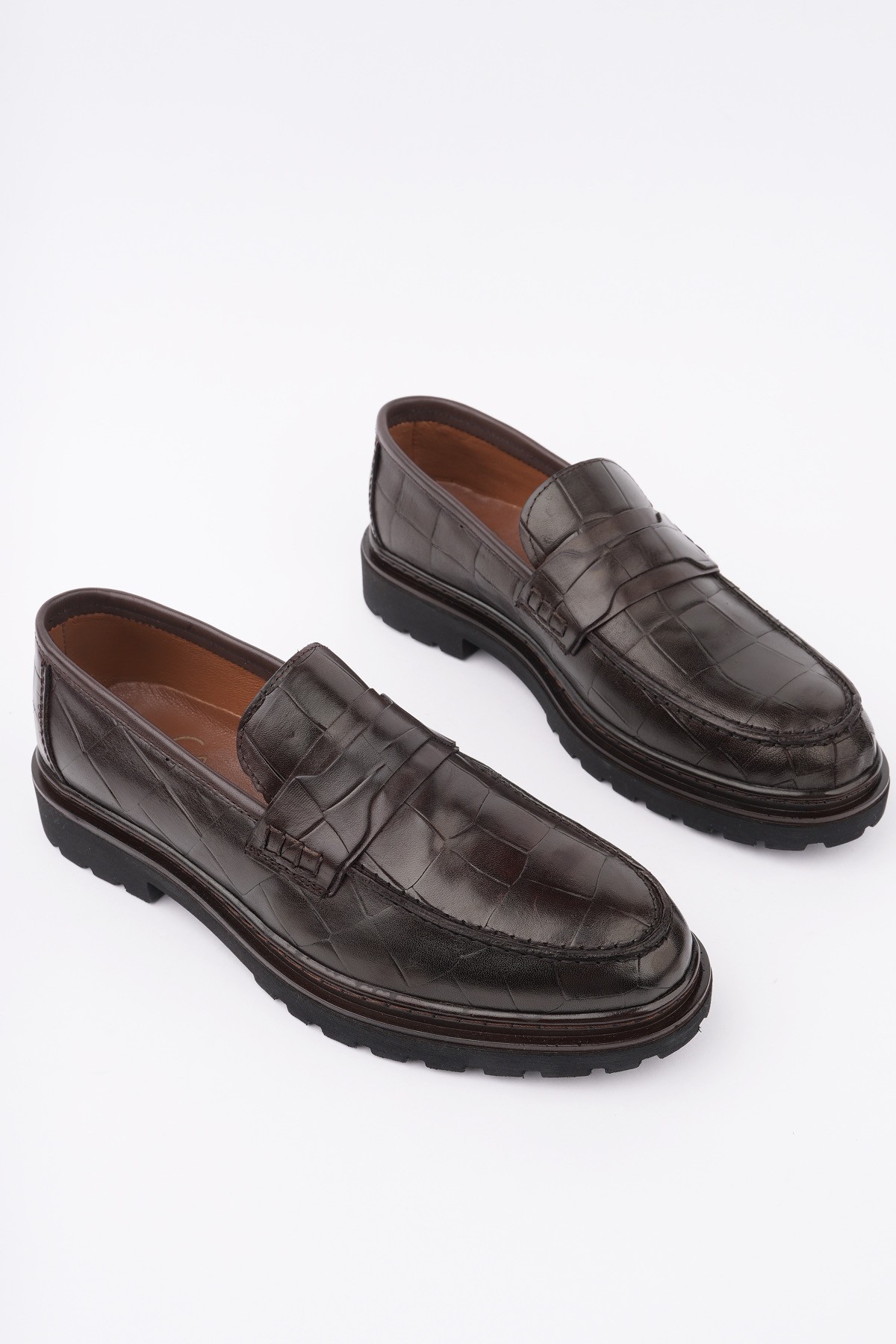 OWNER Bağcıksız Hakiki Deri Erkek Günlük Casual Ayakkabı - Görsel 8