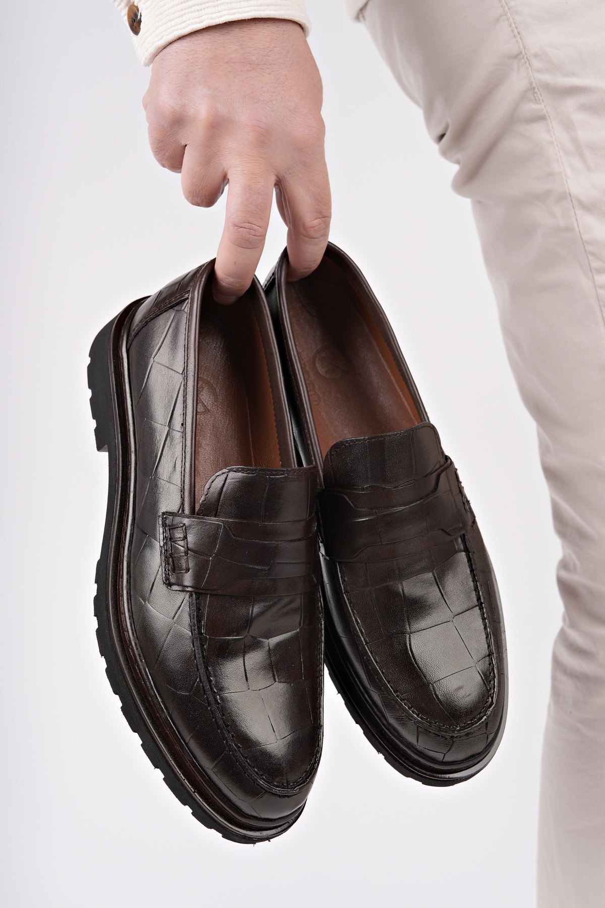 OWNER Bağcıksız Hakiki Deri Erkek Günlük Casual Ayakkabı - Görsel 10