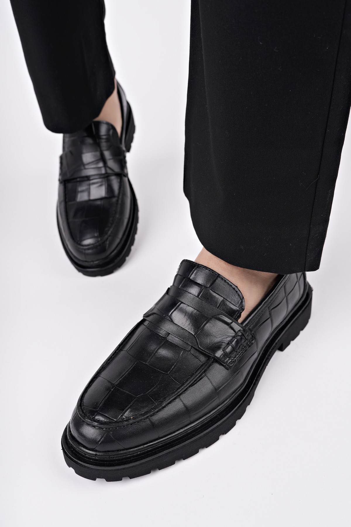 OWNER Bağcıksız Hakiki Deri Erkek Günlük Casual Ayakkabı - Görsel 2