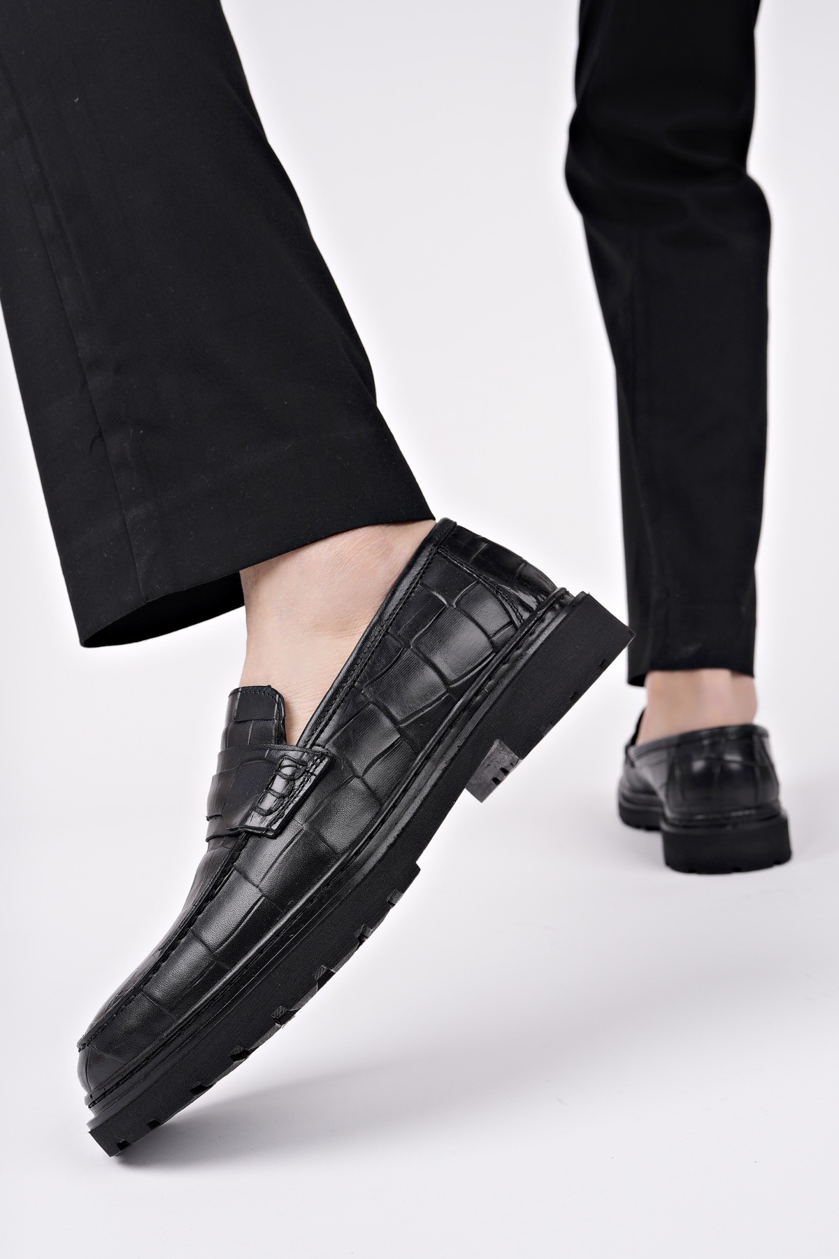 OWNER Bağcıksız Hakiki Deri Erkek Günlük Casual Ayakkabı - Görsel 8