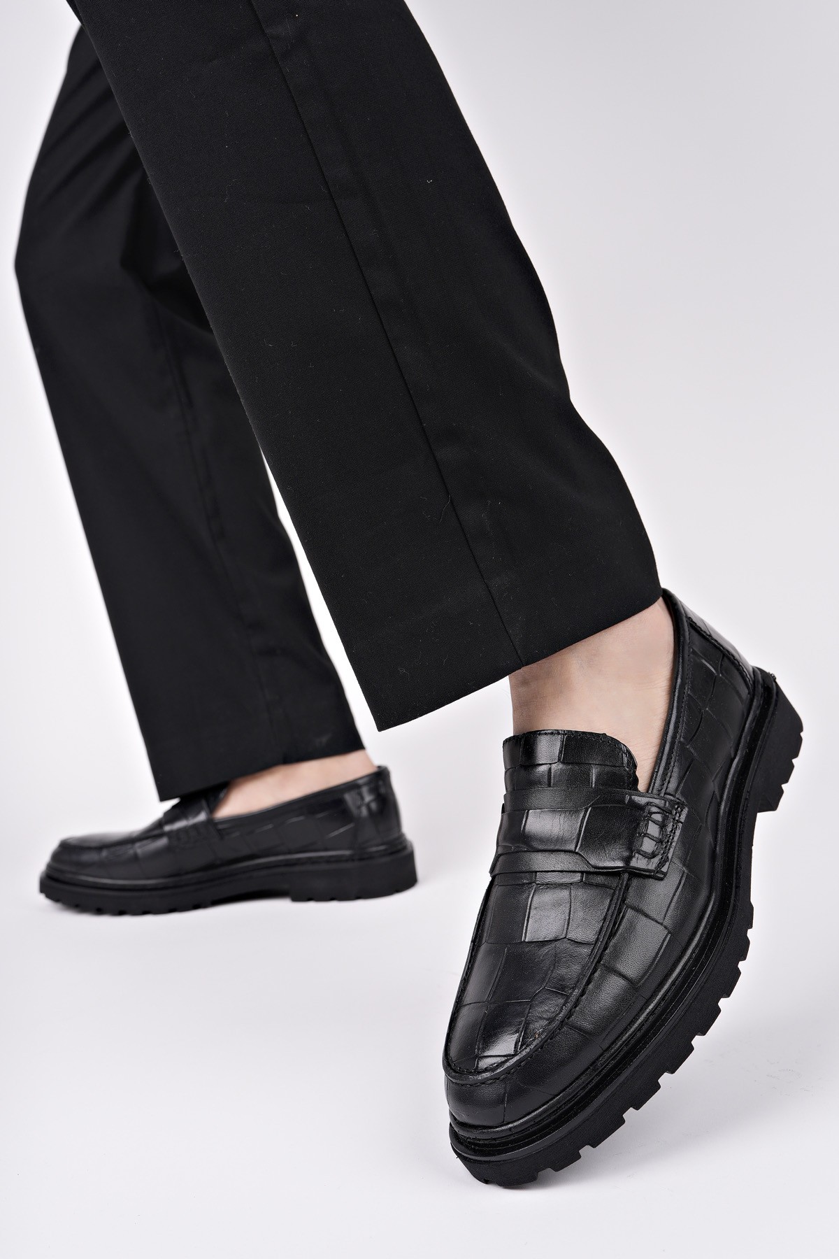 OWNER Bağcıksız Hakiki Deri Erkek Günlük Casual Ayakkabı - Görsel 9