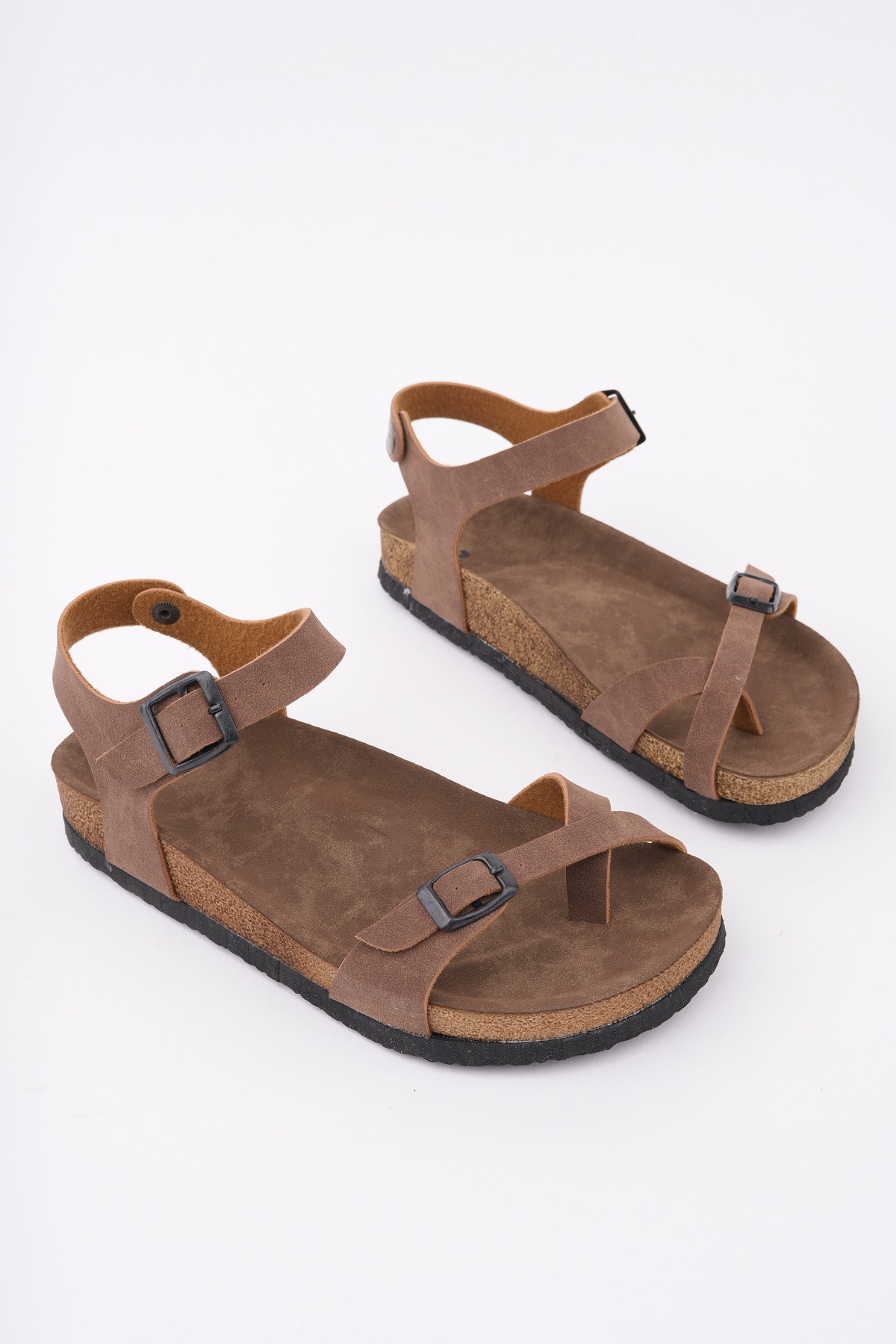 BLAUS Ayarlanabilir Kemerli Günlük Kadın Parmak Arası Sandalet - Görsel 8