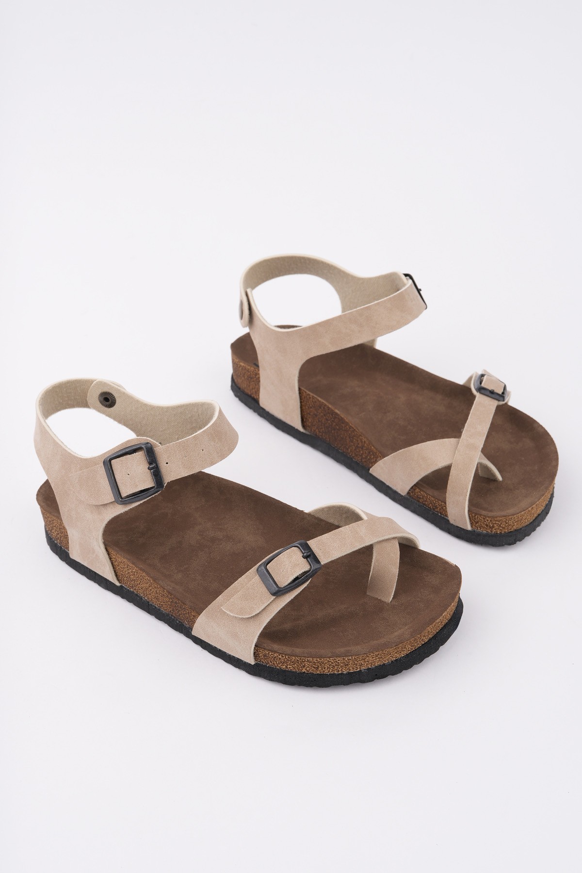 BLAUS Ayarlanabilir Kemerli Günlük Kadın Parmak Arası Sandalet - Görsel 4