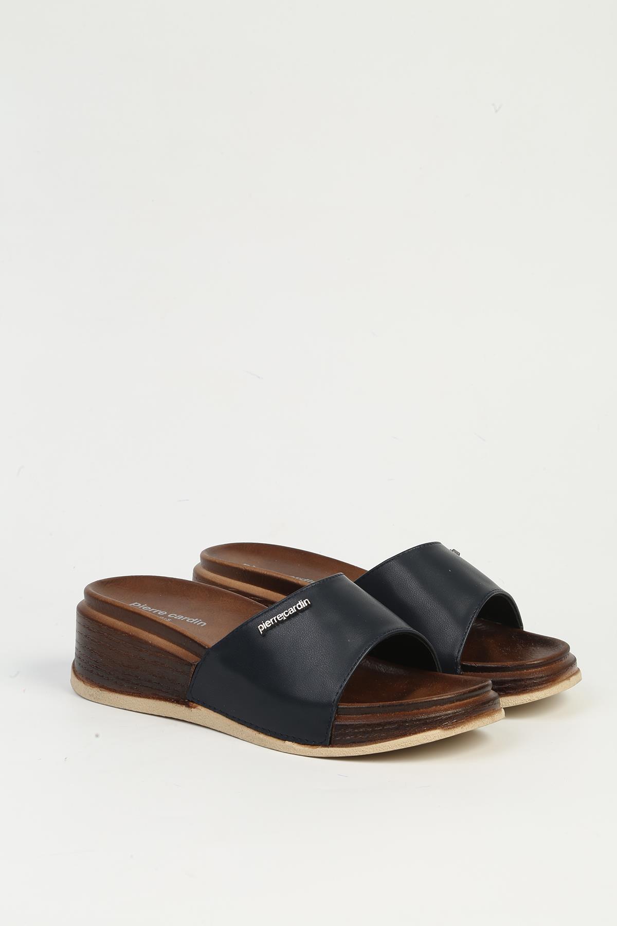 ® | PC-7030-3485 Lacivert - Kadın Terlik - Görsel 3